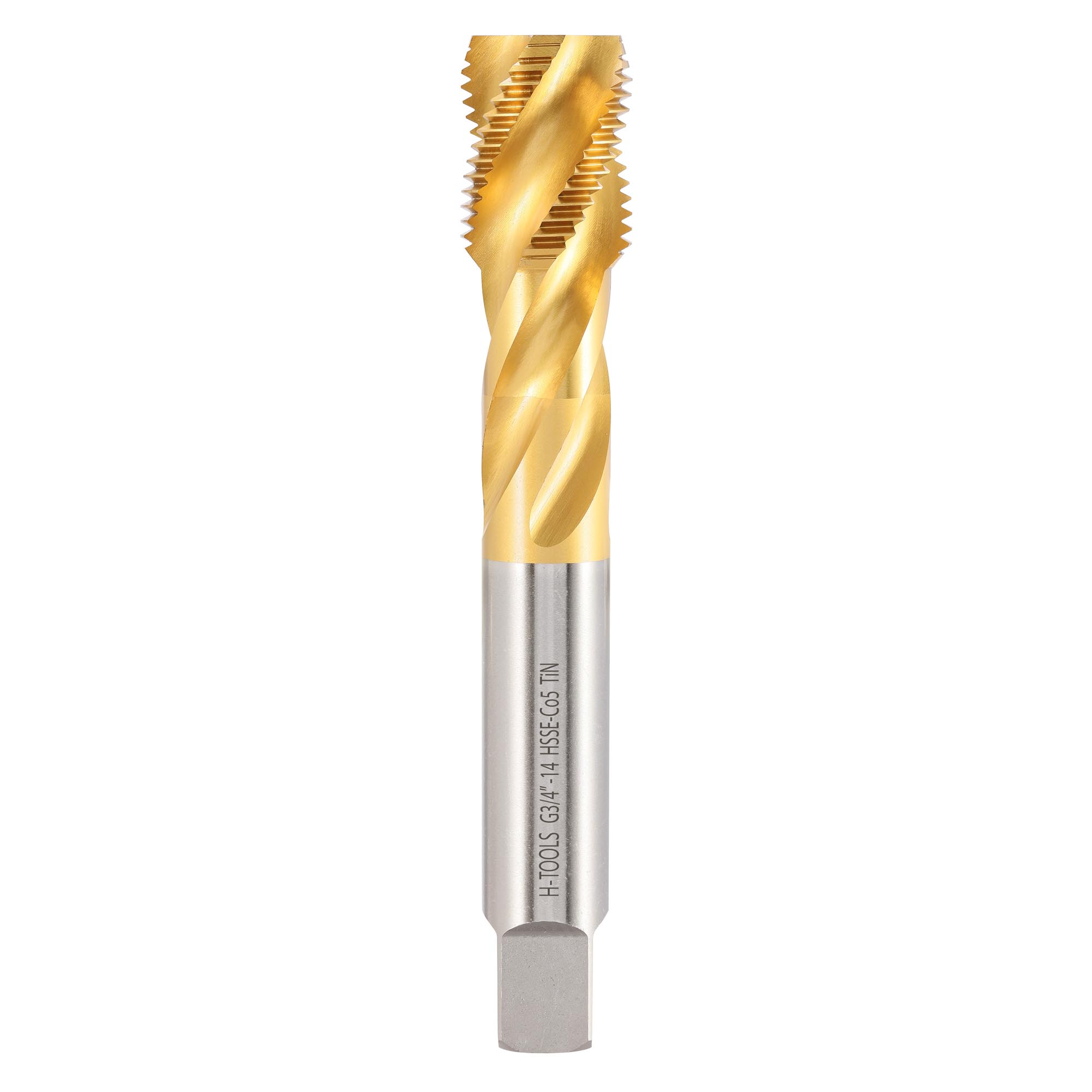 Метчик винтовой машинный H-Tools G3/4"-14 DIN5156 HSSE TiN 263034EHT