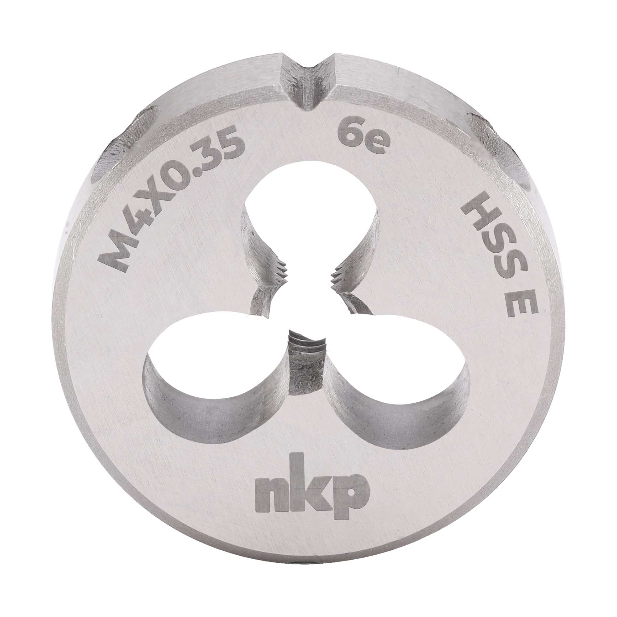 Плашка NKP М4х0,35 DINEN22568 HSSE 6e 20х5мм 289042N