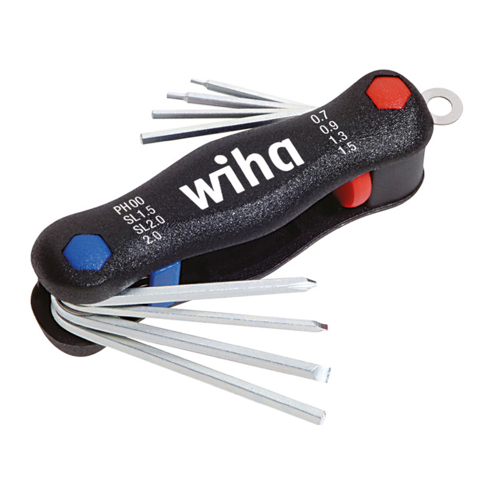 Набор ключей складных HEX/SL/PH PocketStar Mini CrV 8шт Wiha 351P 27936