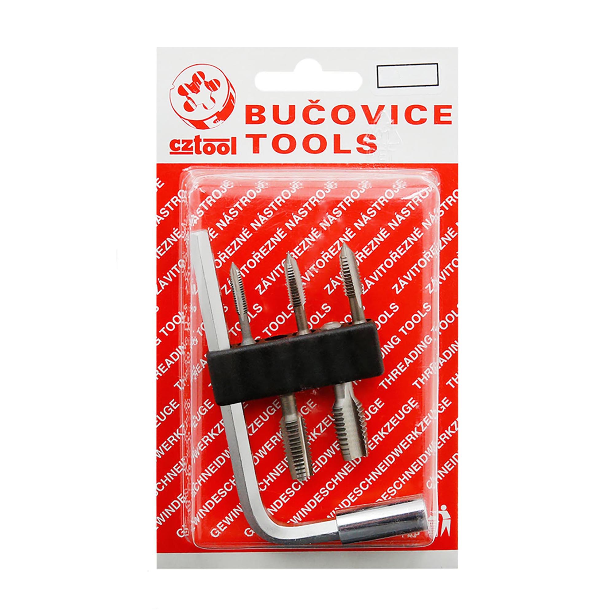 Набор метчиков для шуруповерта Bucovice Tools M3-M8 HSS 6пр 948200