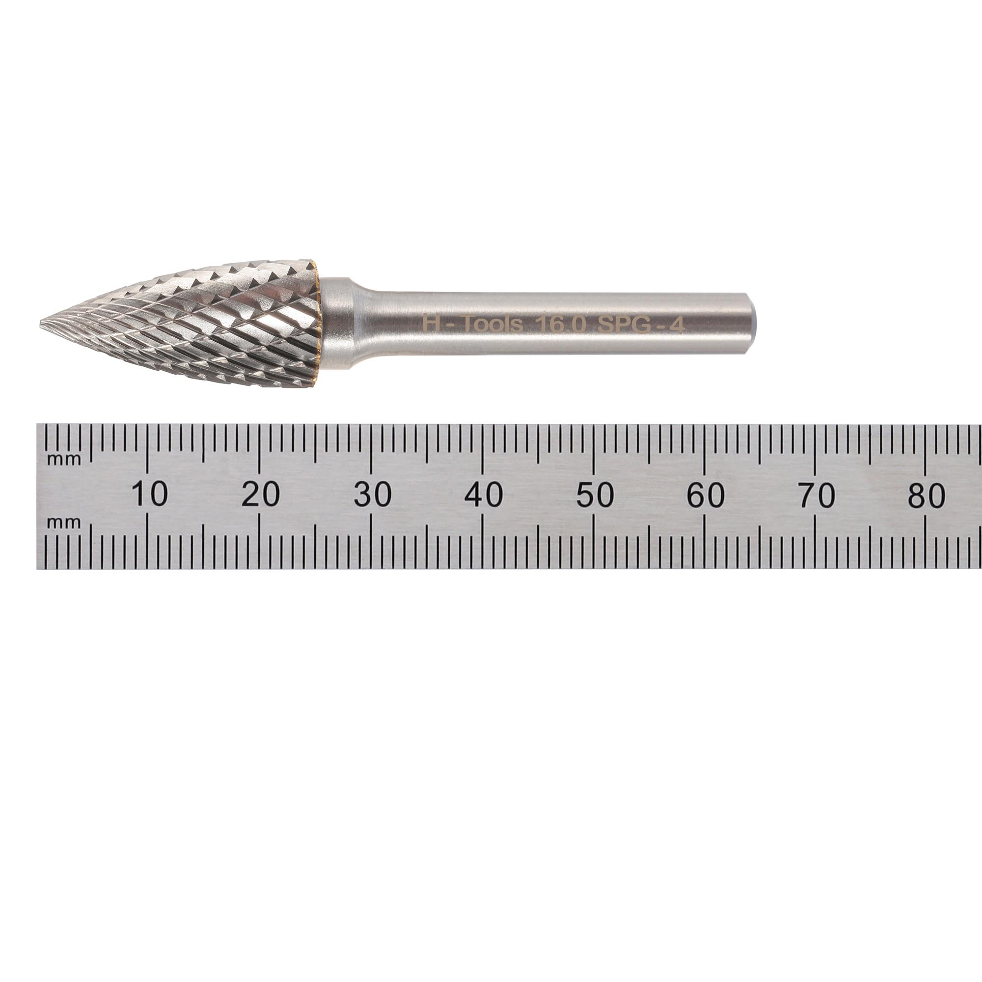 Бор-фреза твердосплавная H-Tools G(SPG) 16,0x25x65x6мм HM 116029HT