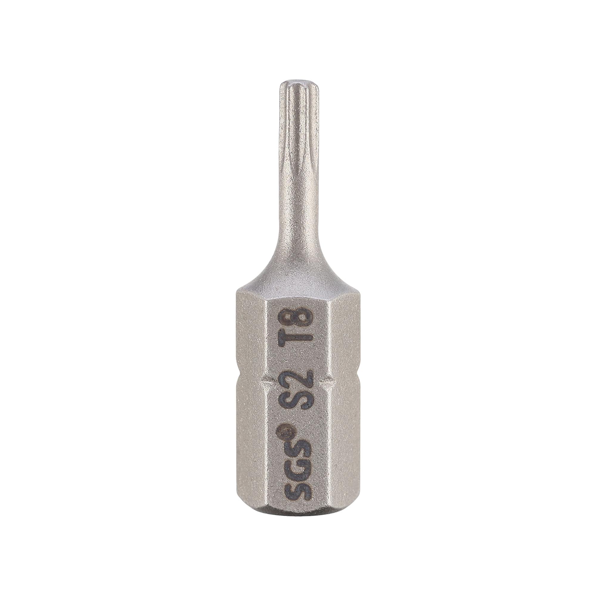 Бита SGS TORX T8х25мм S2 1шт 6325-T8