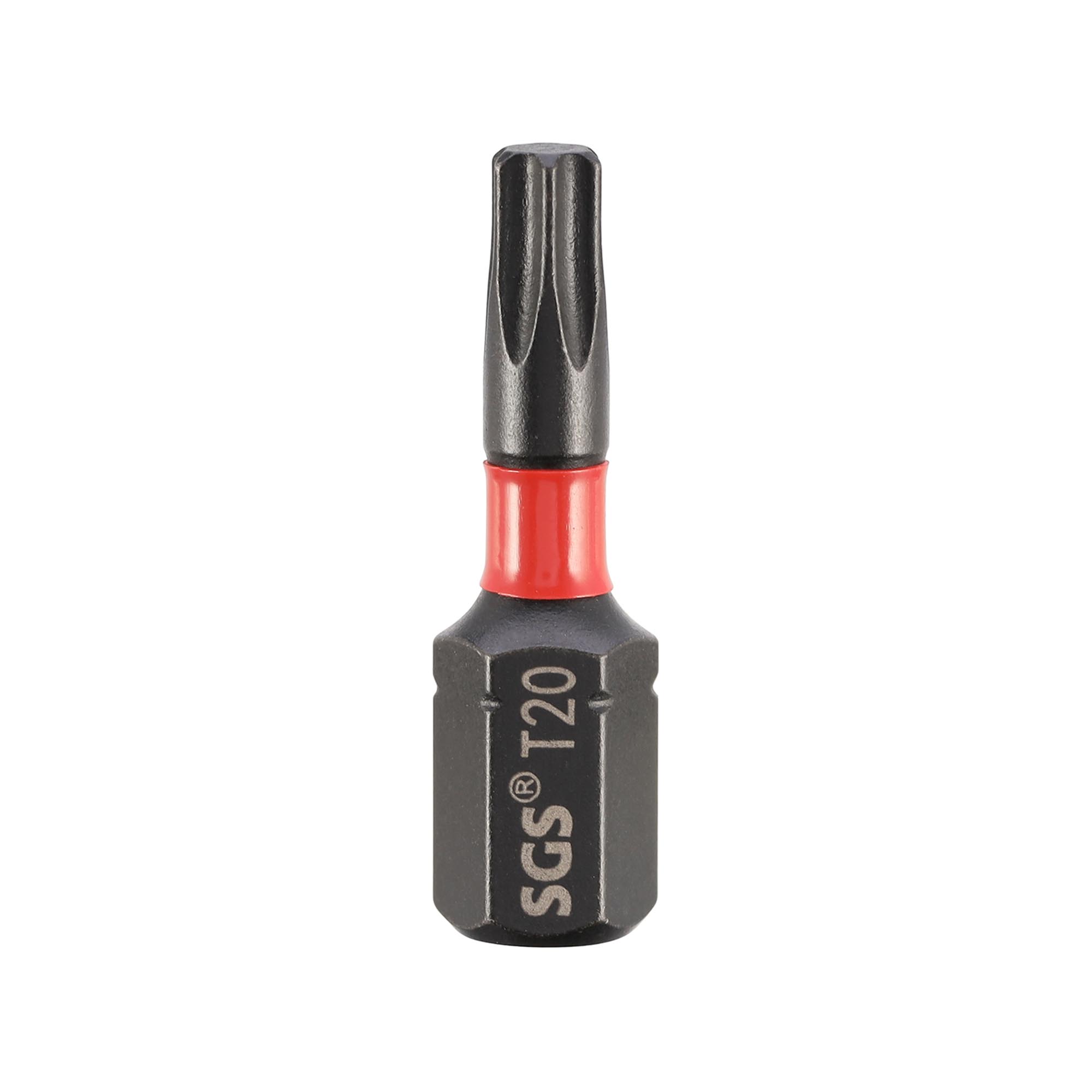 Бита ударная Impact SGS TORX T20 х25мм S2 1шт 6325-T20-IB