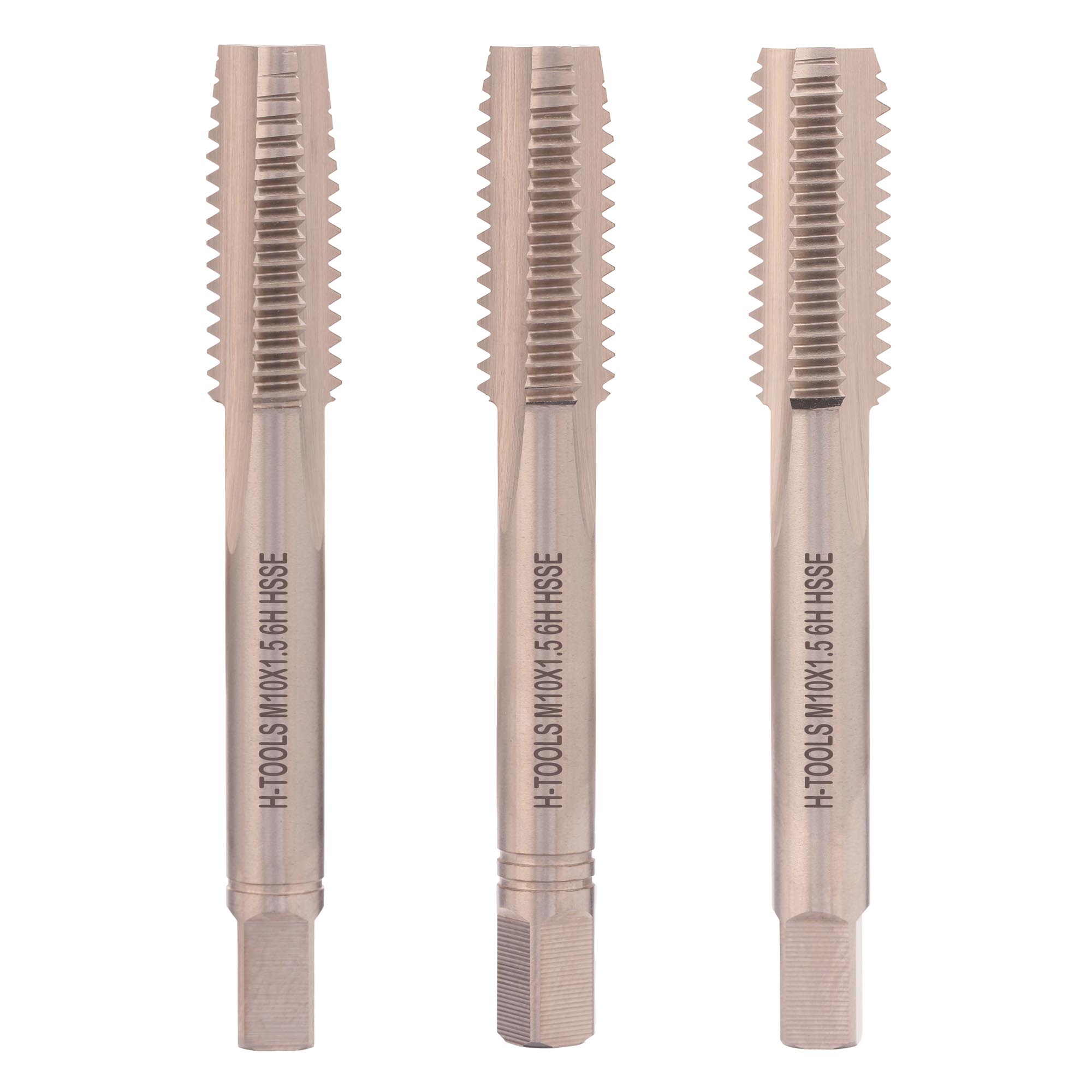 Набор м/р метчиков 3шт H-Tools М10х1,5 DIN352 HSSE 6h 235801-A2-0100