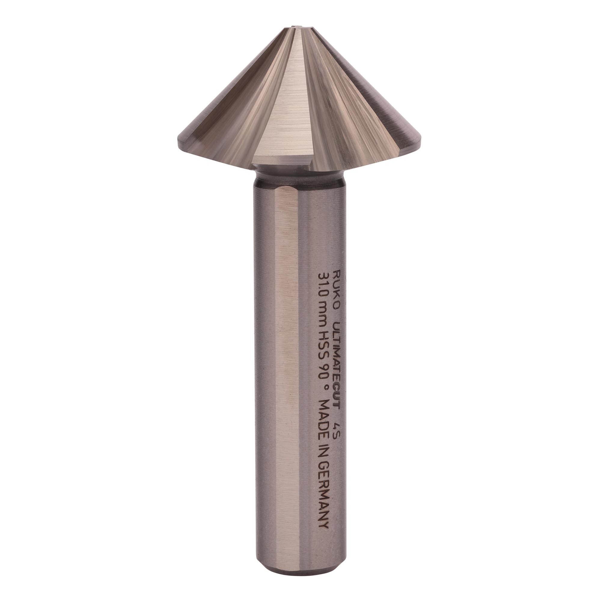 Зенковка по металлу Ruko UltimateCut 4S 90° 31,0мм HSS-G 4z DIN335C L71мм d12мм 102885