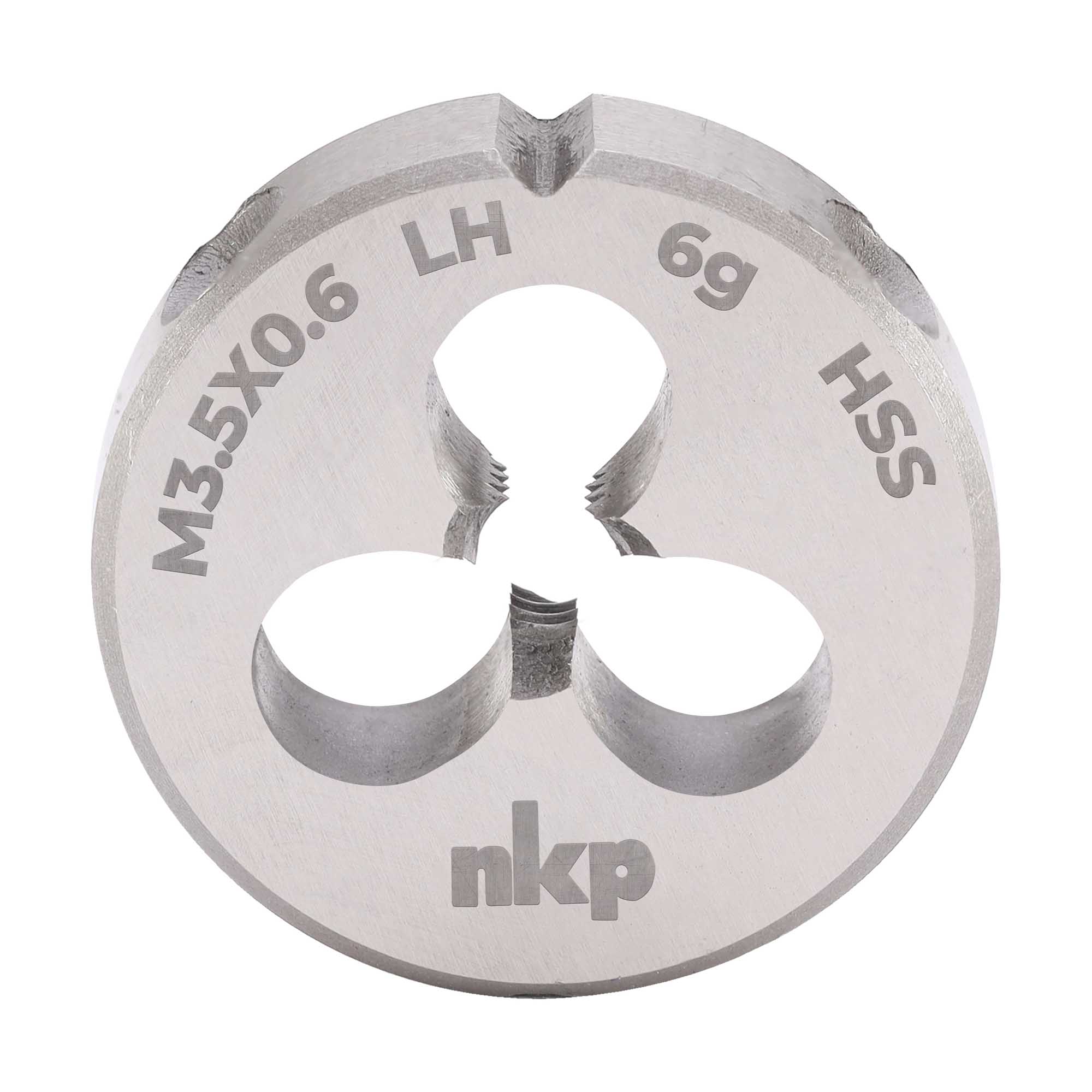 Плашка левая NKP М3,5х0,6 DINEN22568 HSS 6g 20х5мм 250035N