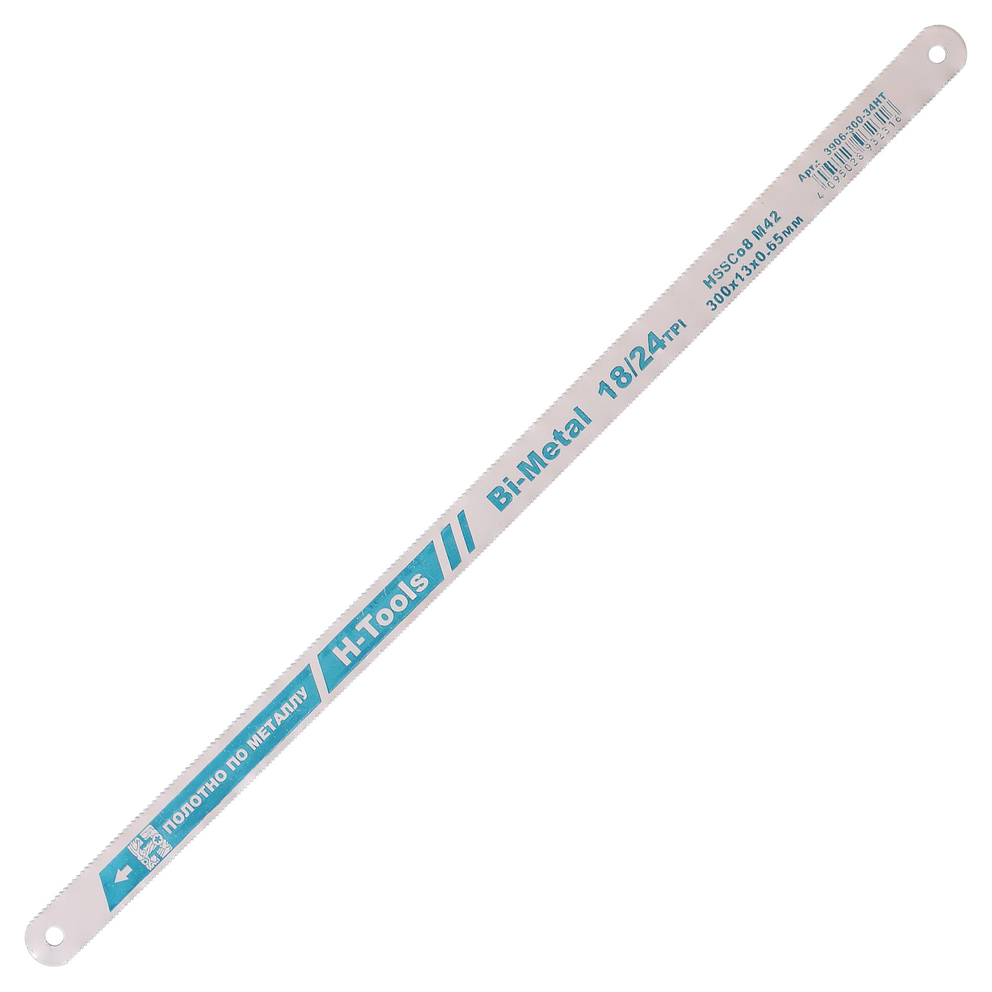 Полотно по металлу H-Tools HSSE-Co8 M42 300мм 18/24z 3906-300-34HT