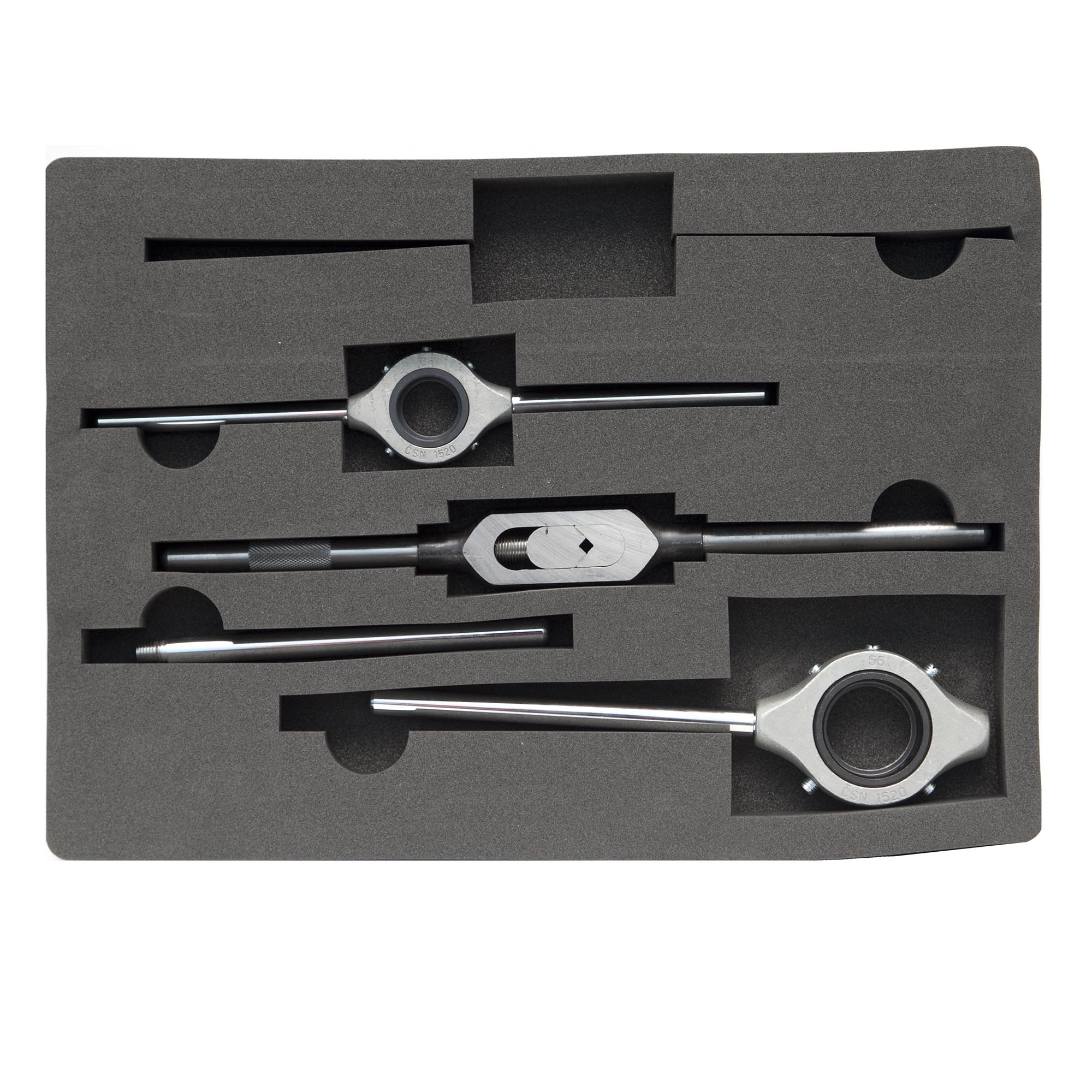 Набор метчиков и плашек Bucovice Tools M3-M24 HSS 61пр 340240