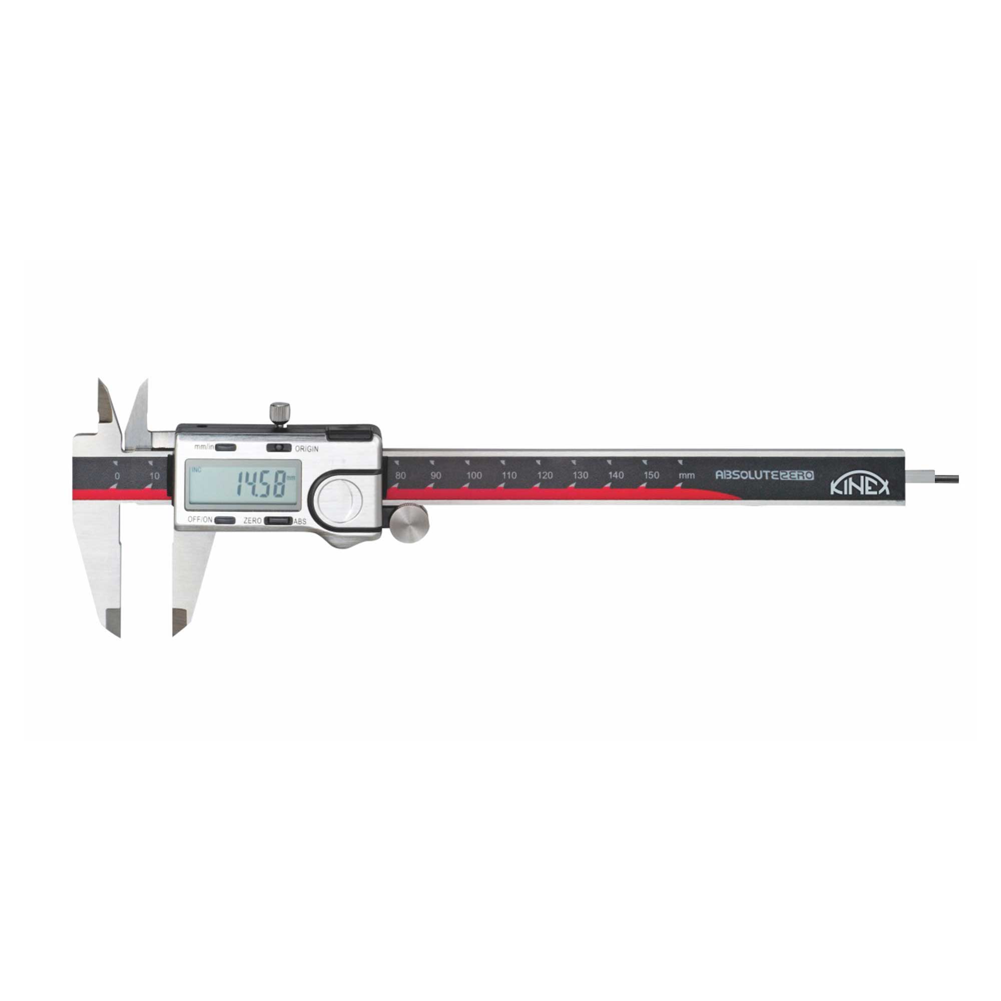 Штангенциркуль электронный Kinex ШЦЦ-1-150/40мм 0,01мм DIN862 ABSOLUTE ZERO IP54 6040-05-151