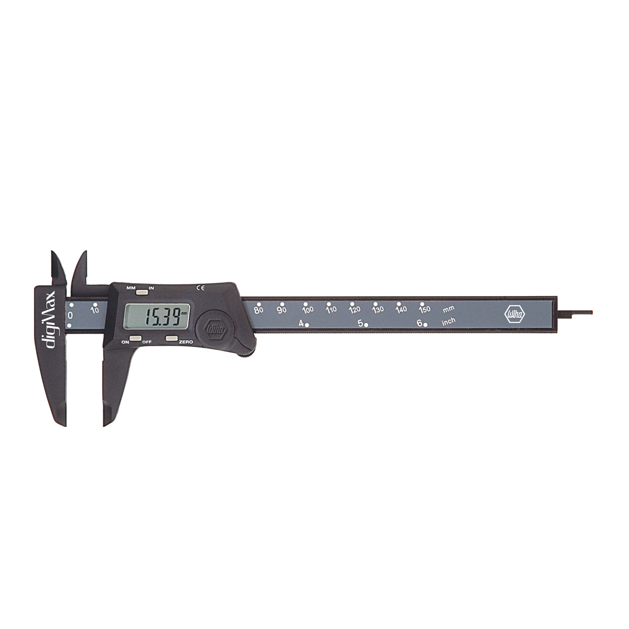 Штангенциркуль электронный ШЦЦ-1-150/40мм 0,01мм DigiMax Wiha 4111 29422