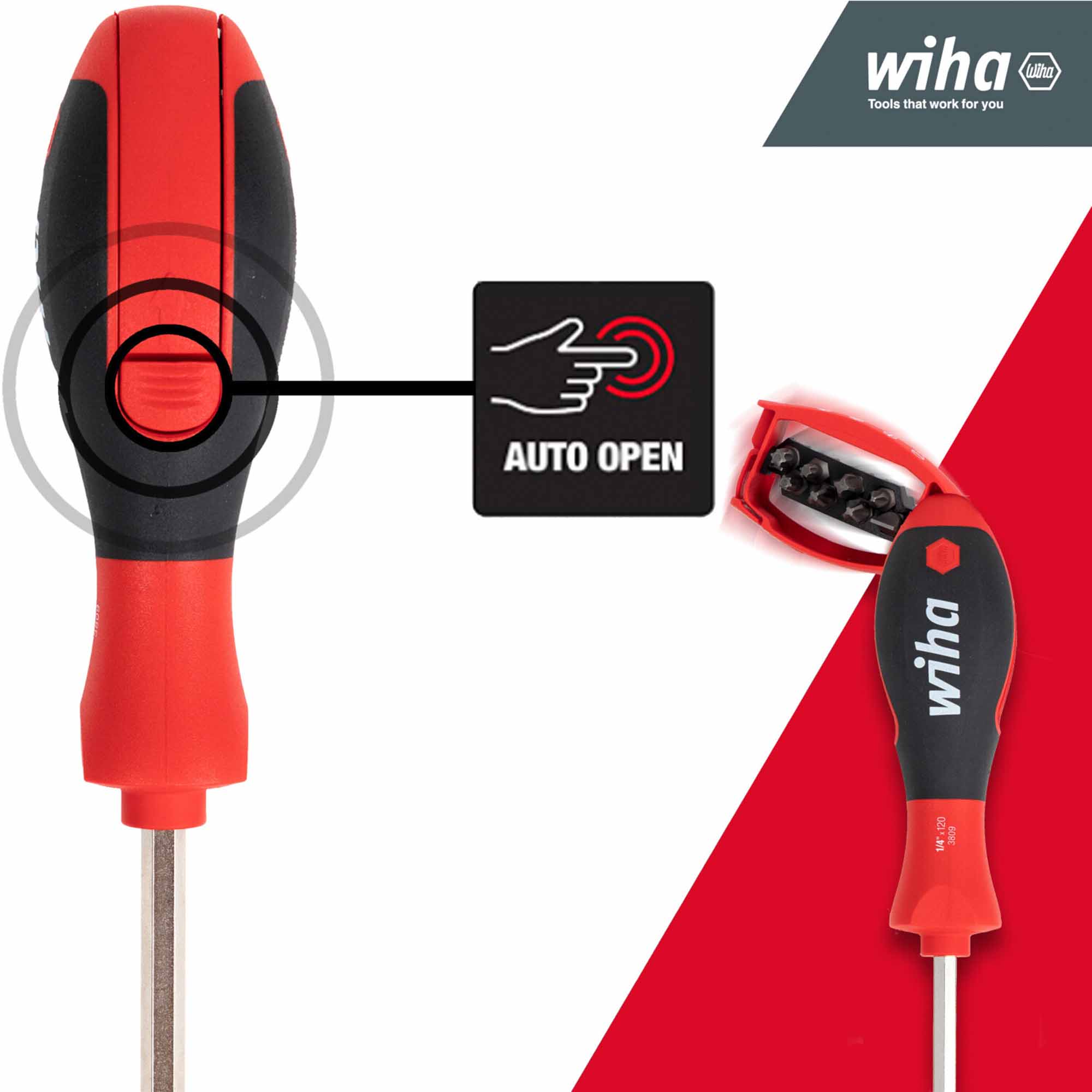 Отвертка с насадками Standart SL/PH 8шт Wiha 3809-0103 32903