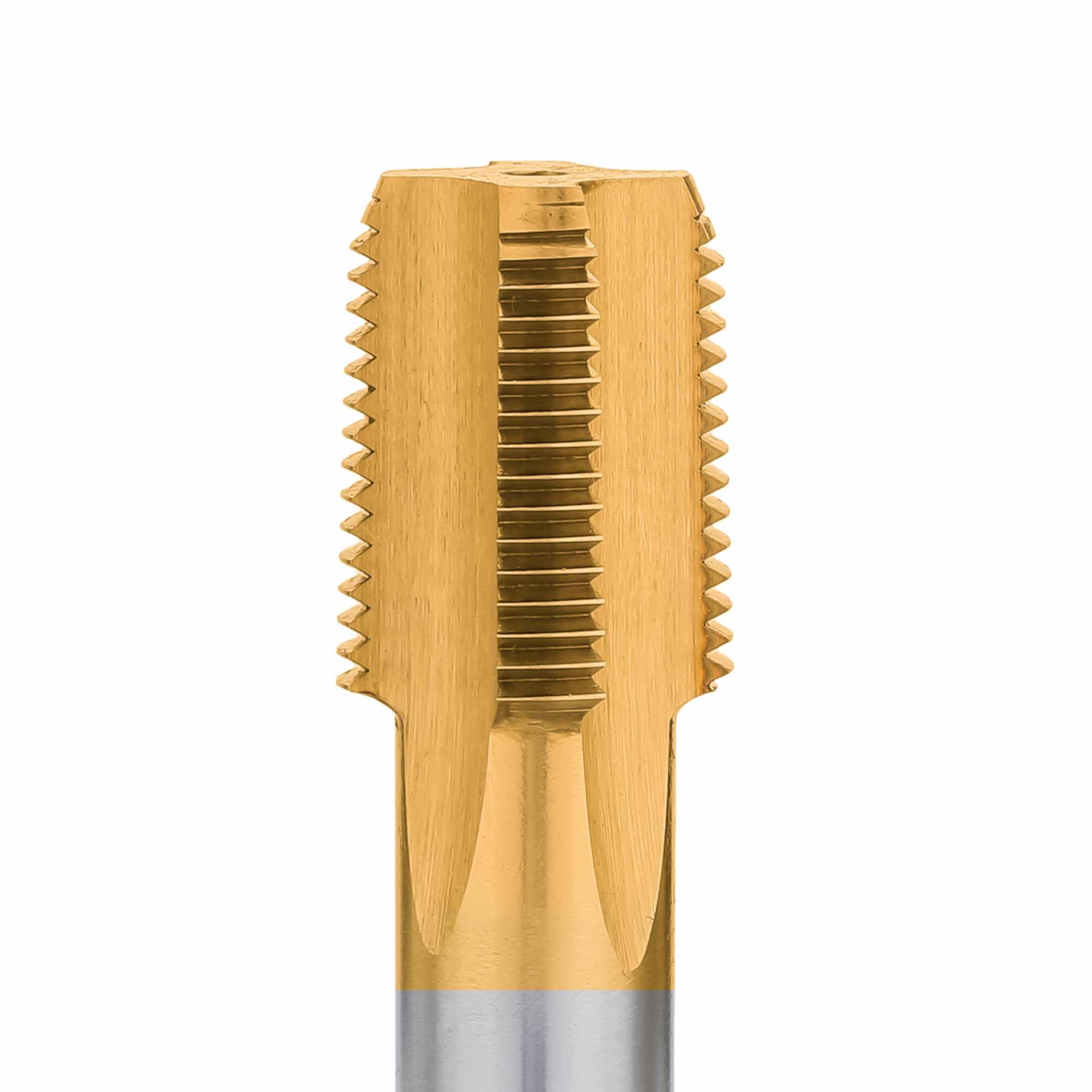 Метчик конический машинный H-Tools HSSE-TiN NPT 1/16"-27 60° 73432EHT