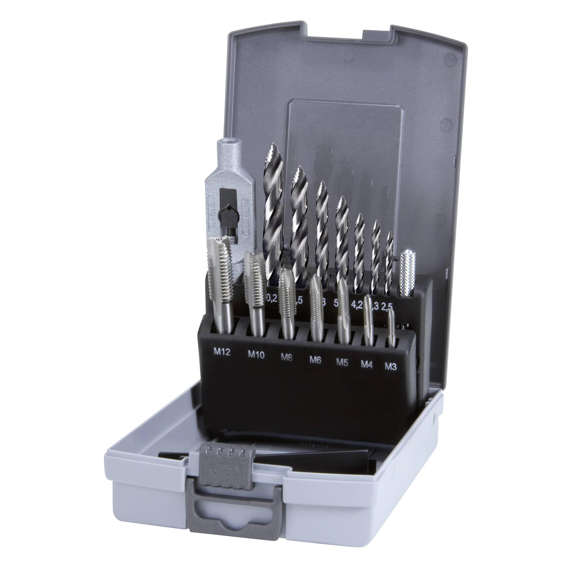 Набор метчиков однопроходных Ruko M3-M12 HSS-G DIN352 FlowSTEP 15пр 259004RO