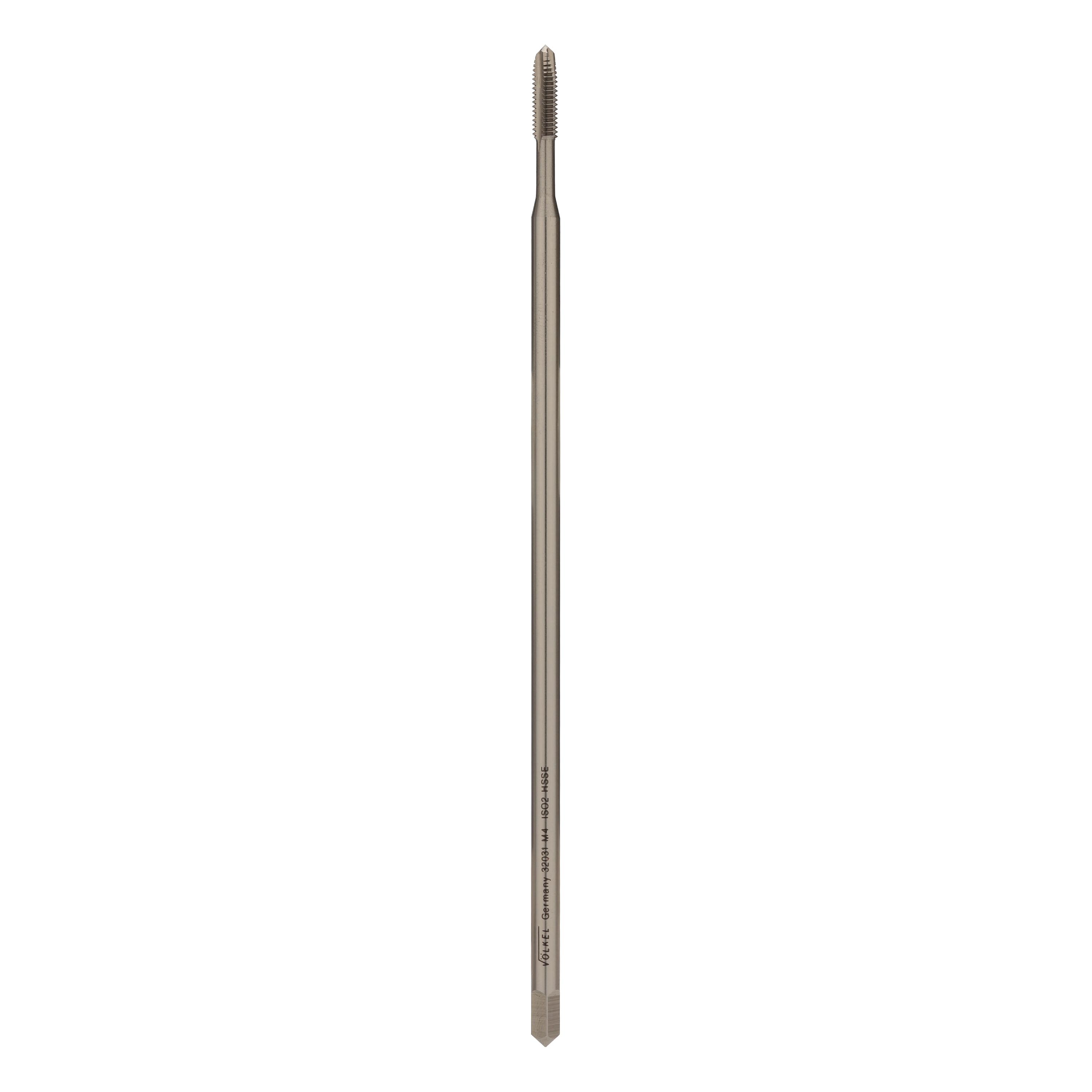 Метчик удлиненный машинный Volkel М4х0,7 DIN371XL 150мм HSSE 6h B/4-5P 32031