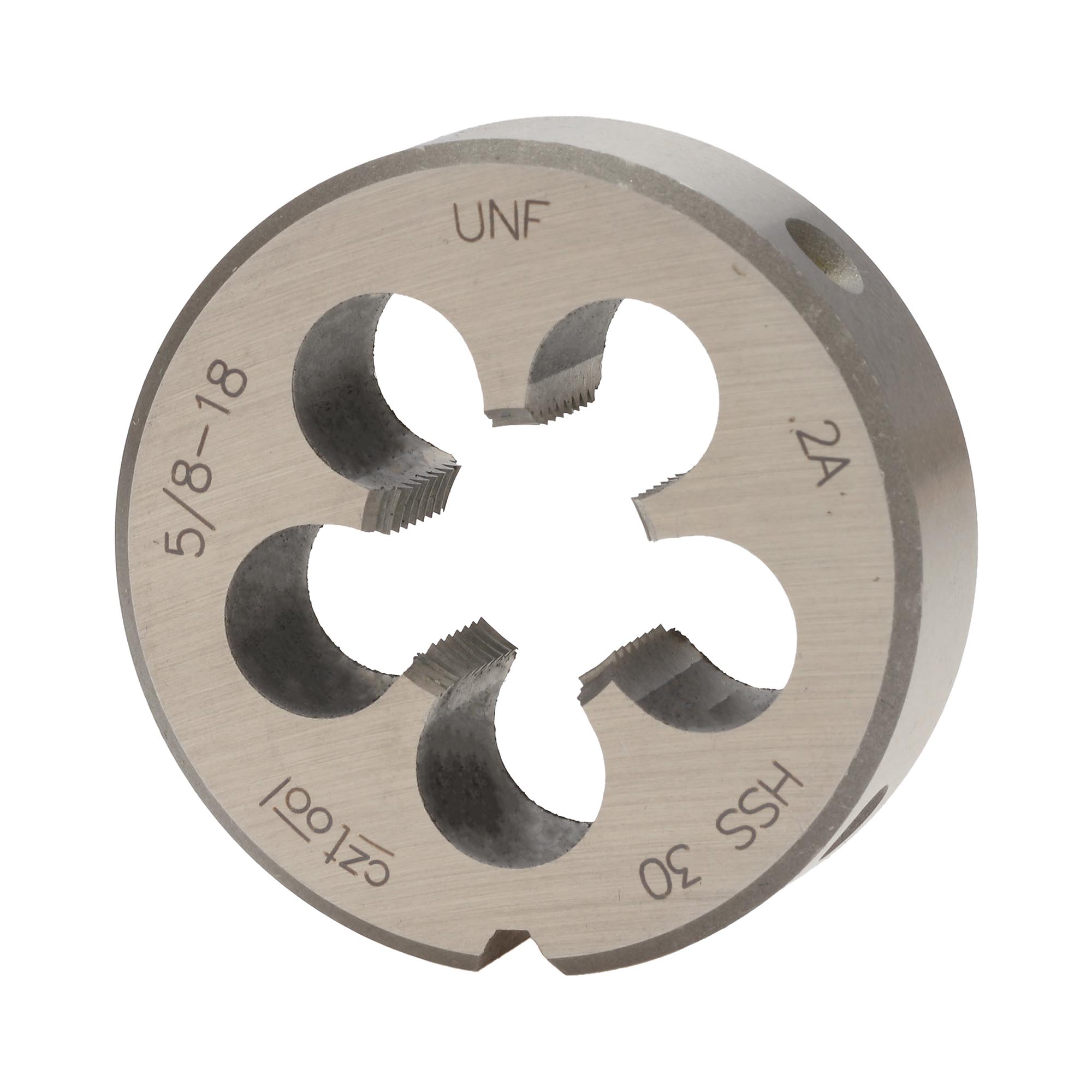 Плашка дюймовая Bucovice Tools UNF 5/8"-18 HSS DIN EN 22568 2A 45x14мм 246580BT