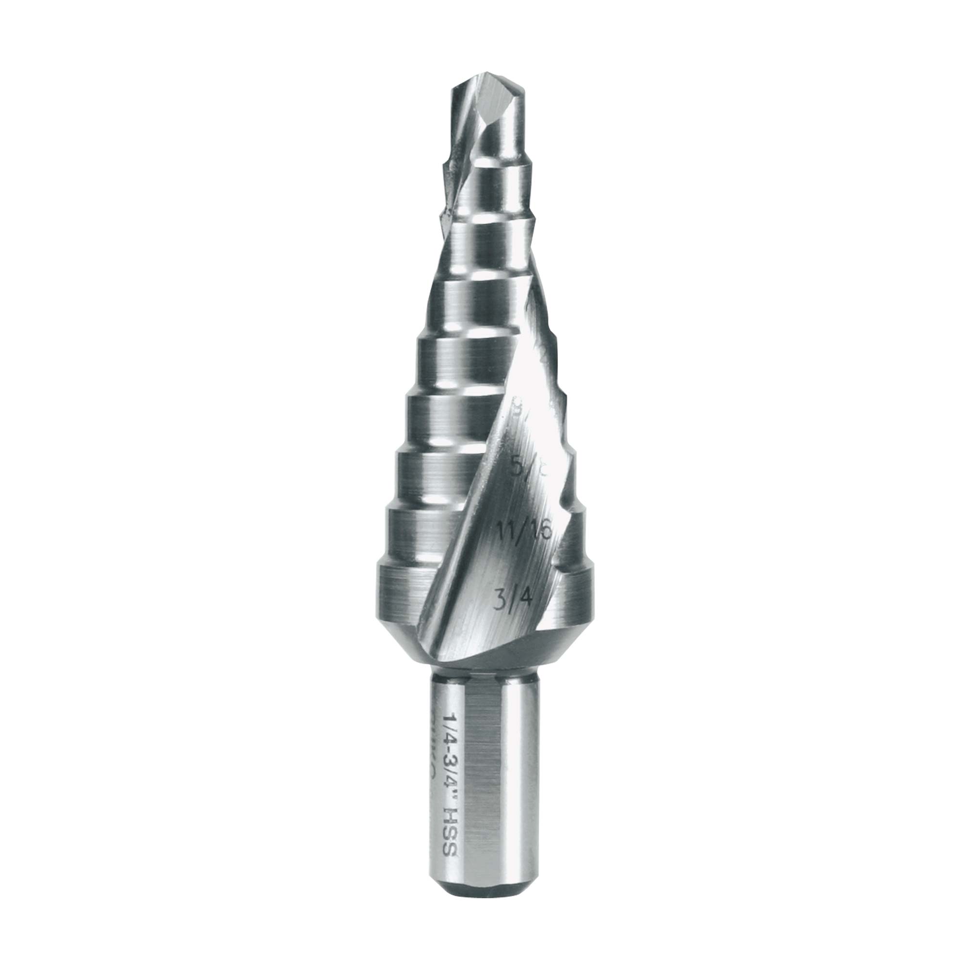 Сверло ступенчатое дюймовое Ruko 1/4-3/4" HSS-G 9ступ. d=3/8" 101703
