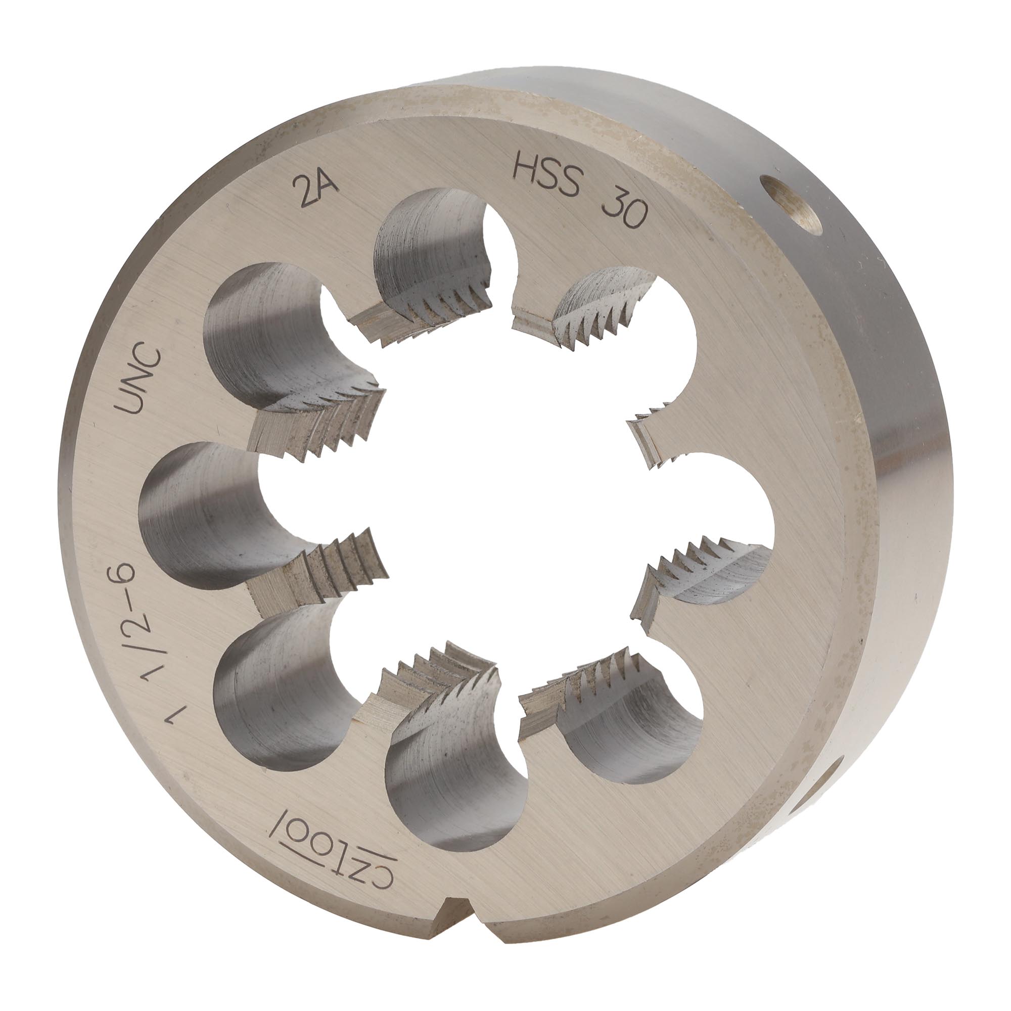 Плашка дюймовая Bucovice Tools UNC 1,1/2"-6 HSS DIN EN 22568 2A 75x30мм 245112BT