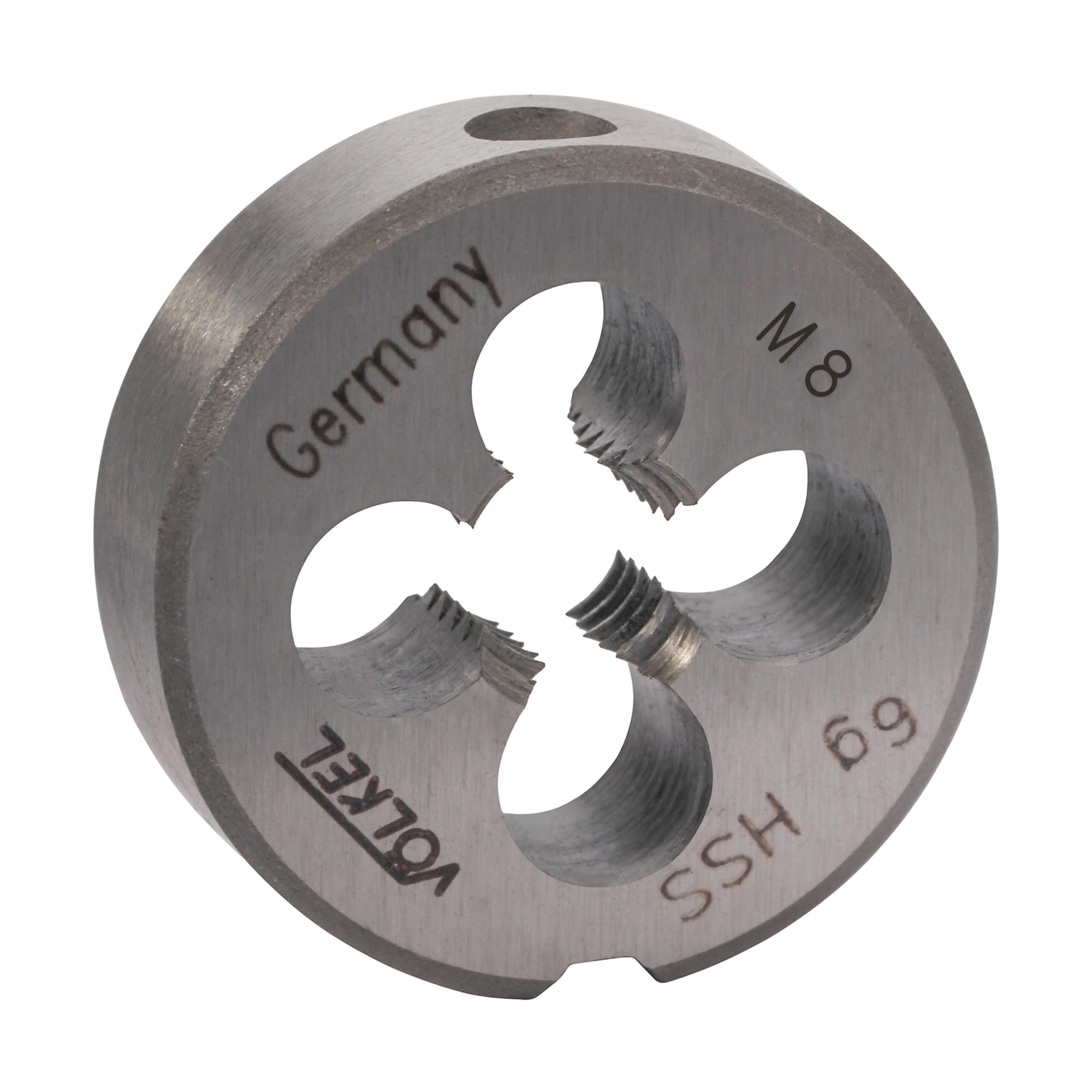 Плашка Volkel М8х1,25 HSS DIN EN 22568 6g 25х9мм V27442