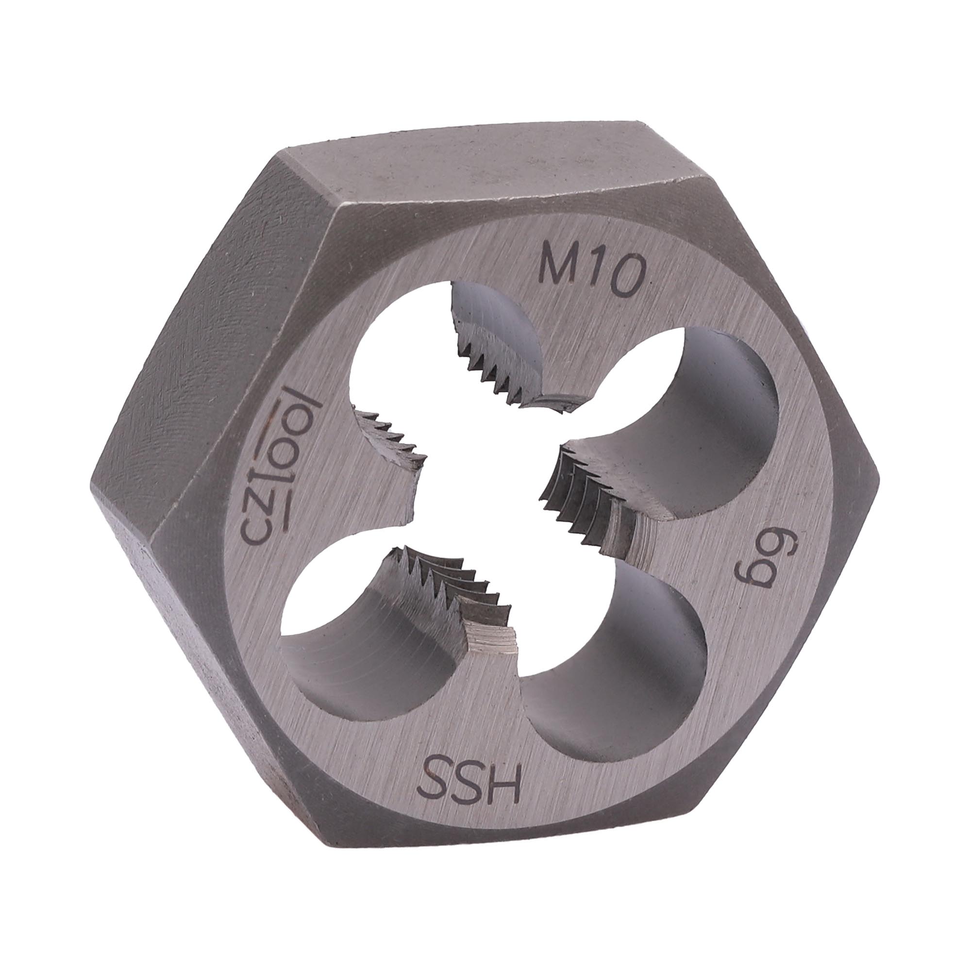 Плашка Bucovice Tools М10х1,5 HSS DIN 382 6g 27х11мм 220100