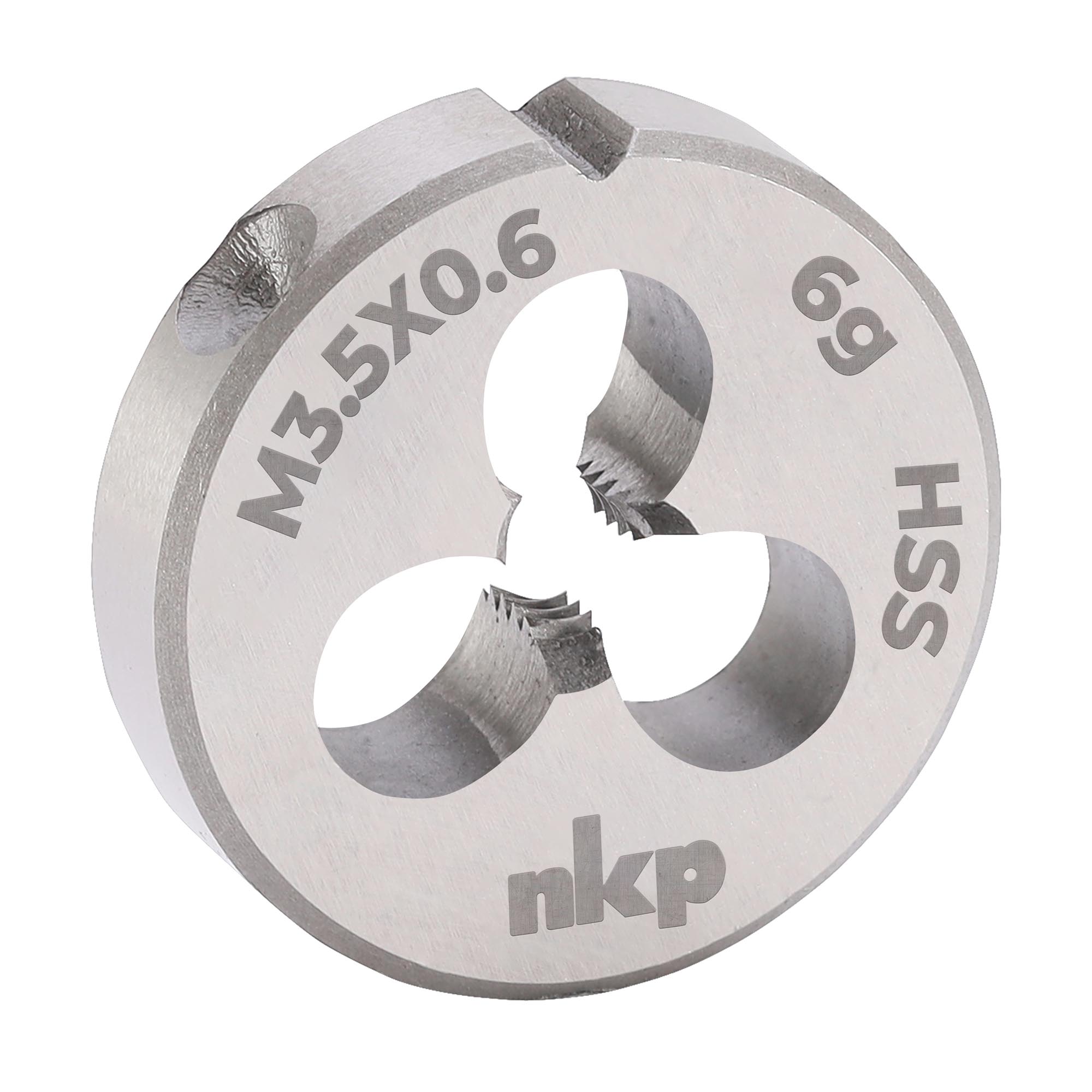Плашка NKP М3,5х0,6 DINEN22568 HSS 6g 20х5мм 240035N