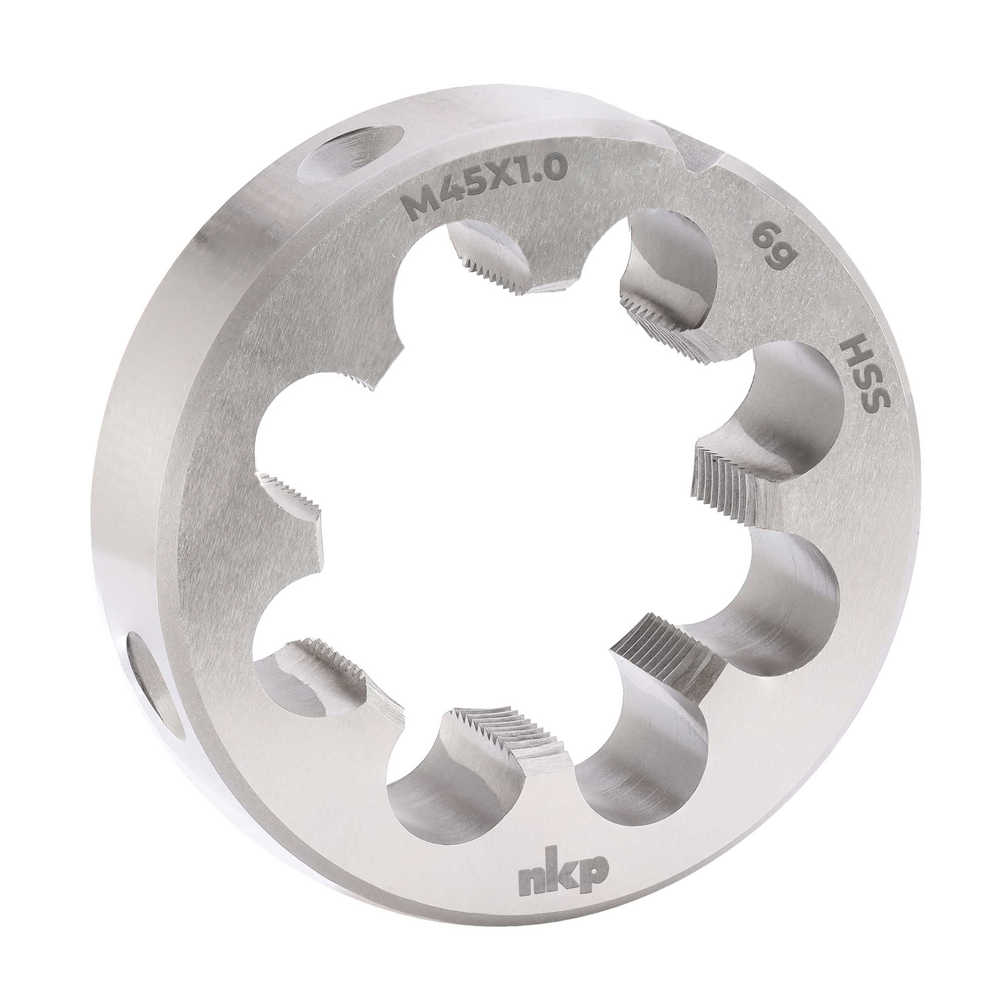 Плашка NKP М45х1,0 DINEN22568 HSS 6g 90х22мм 240454N