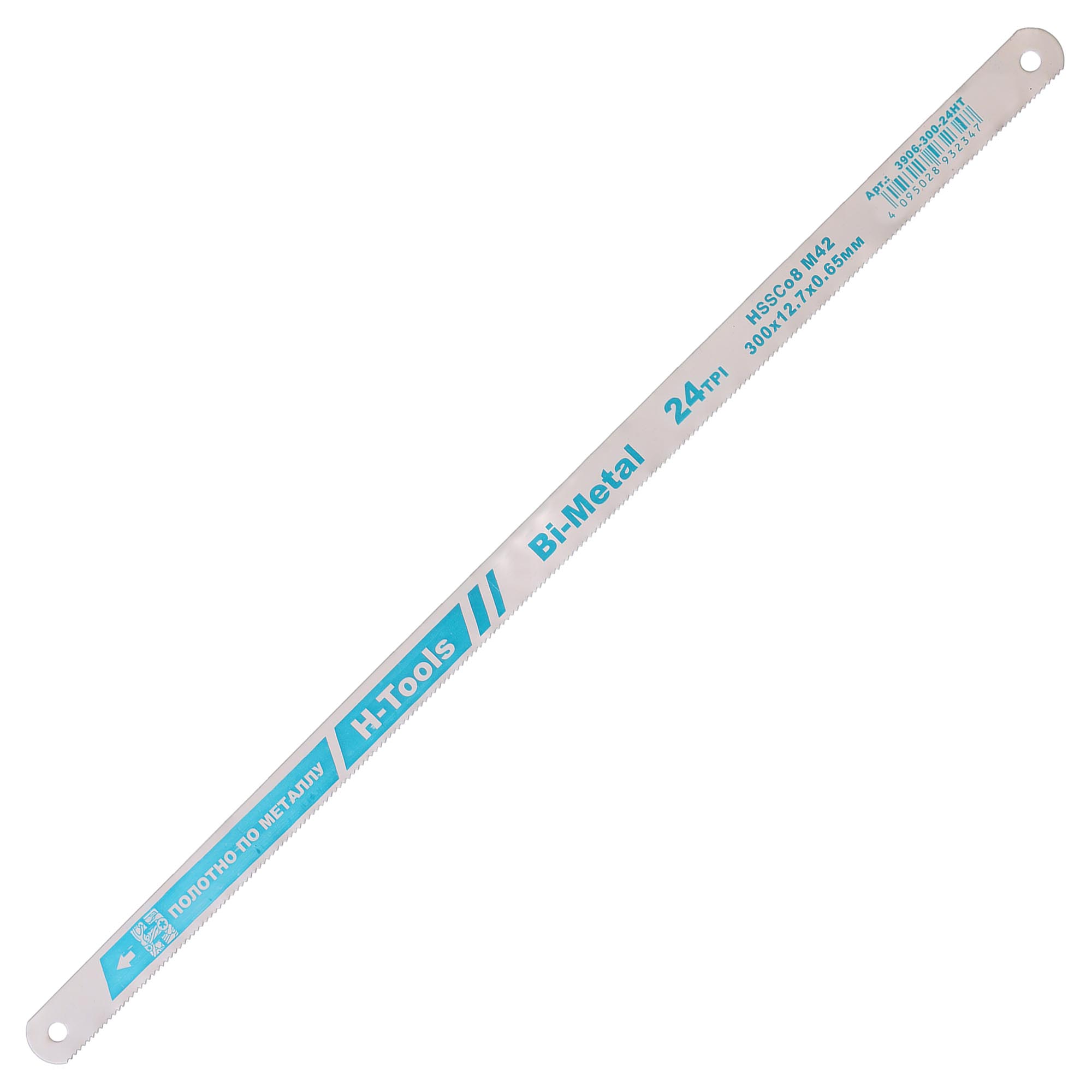 Полотно по металлу H-Tools HSSE-Co8 M42 300мм 24z 3906-300-24HT