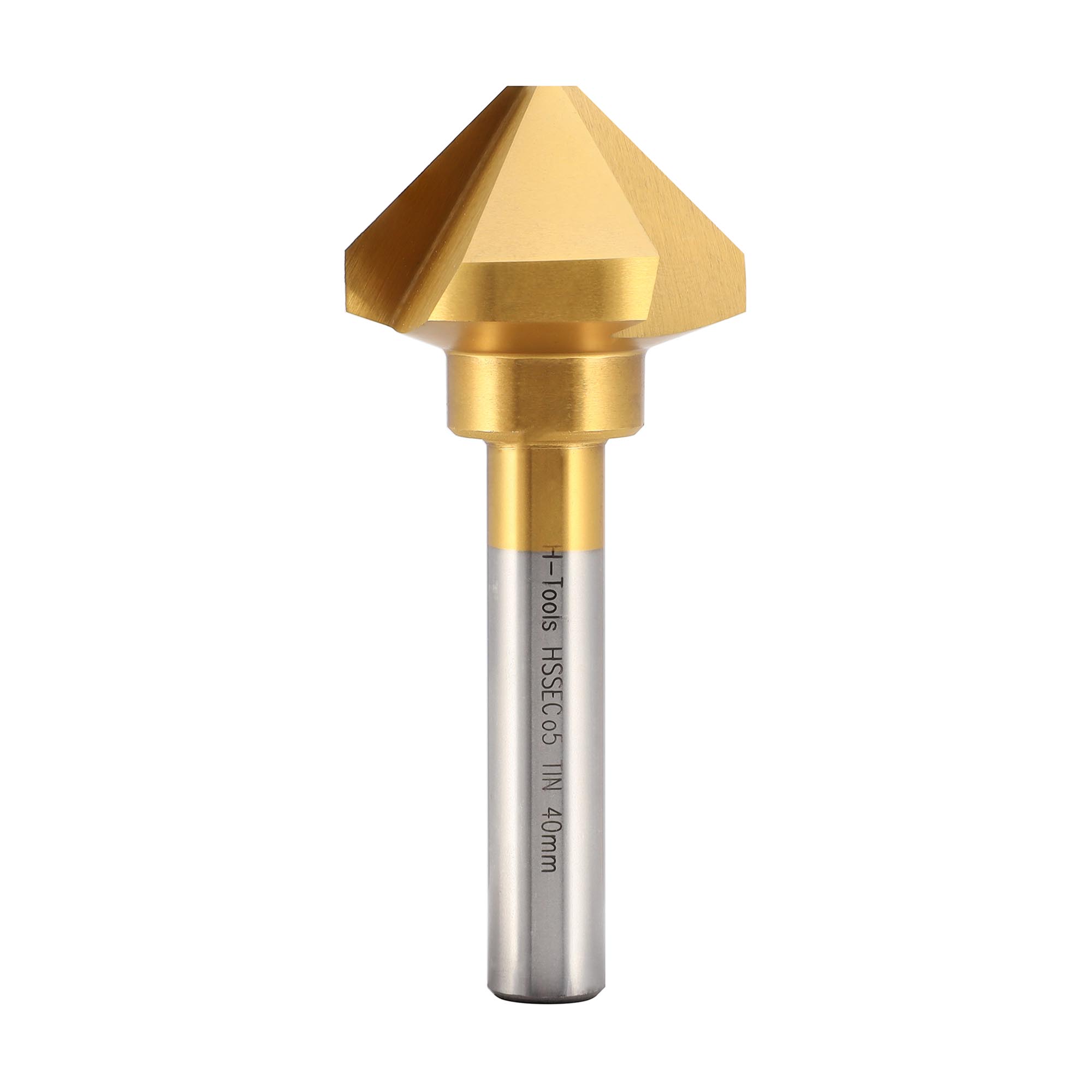 Зенковка по металлу H-Tools 90° 40,0мм HSSE-Co5 TiN 795400EHT