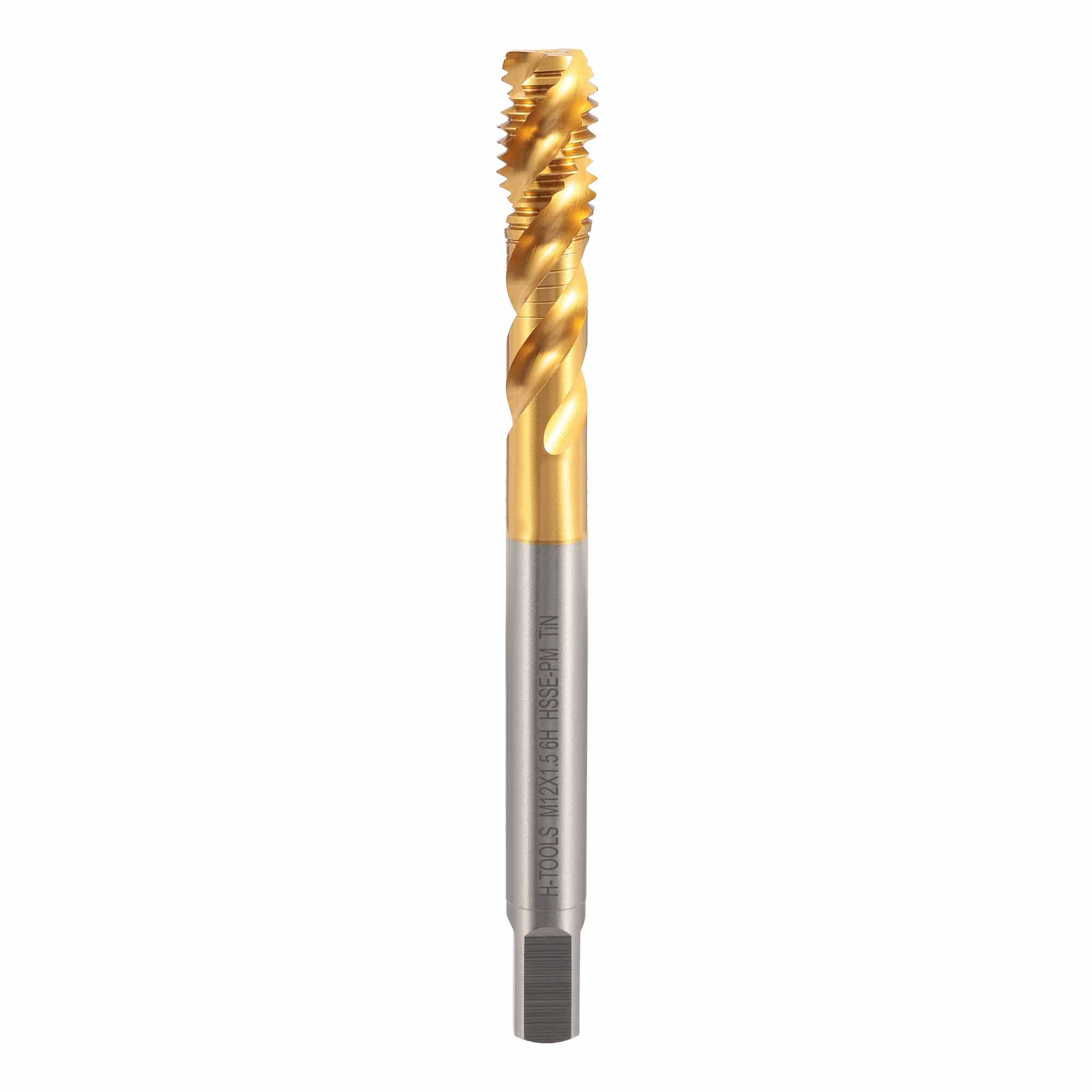 Метчик винтовой машинный H-Tools HSSEPM TiN DIN374C R45 6h М12х1,5 30158THT
