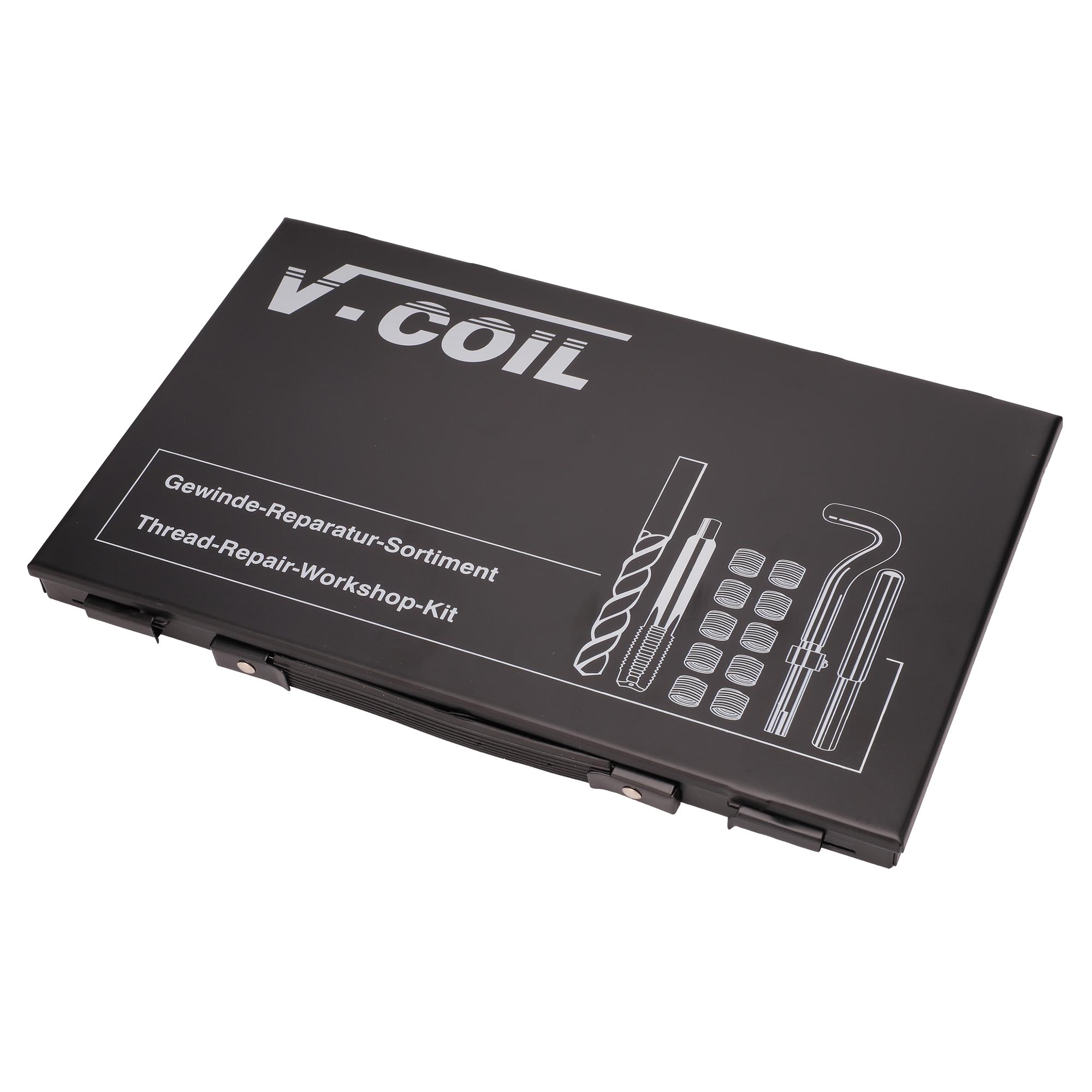 Набор для восстановления резьбы VC87 М5-М12 130пр V-Coil Machine Volkel 04087