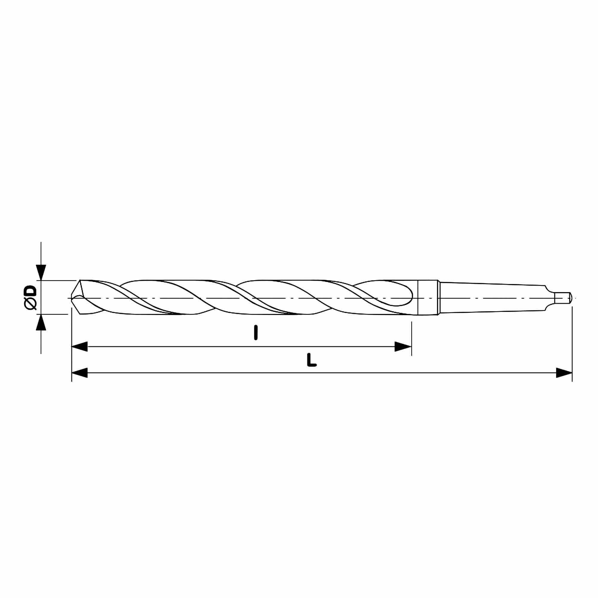 Сверло по металлу H-Tools Pro 7,0x150/69мм DIN345 HSS-R KM1 118° 204070HT