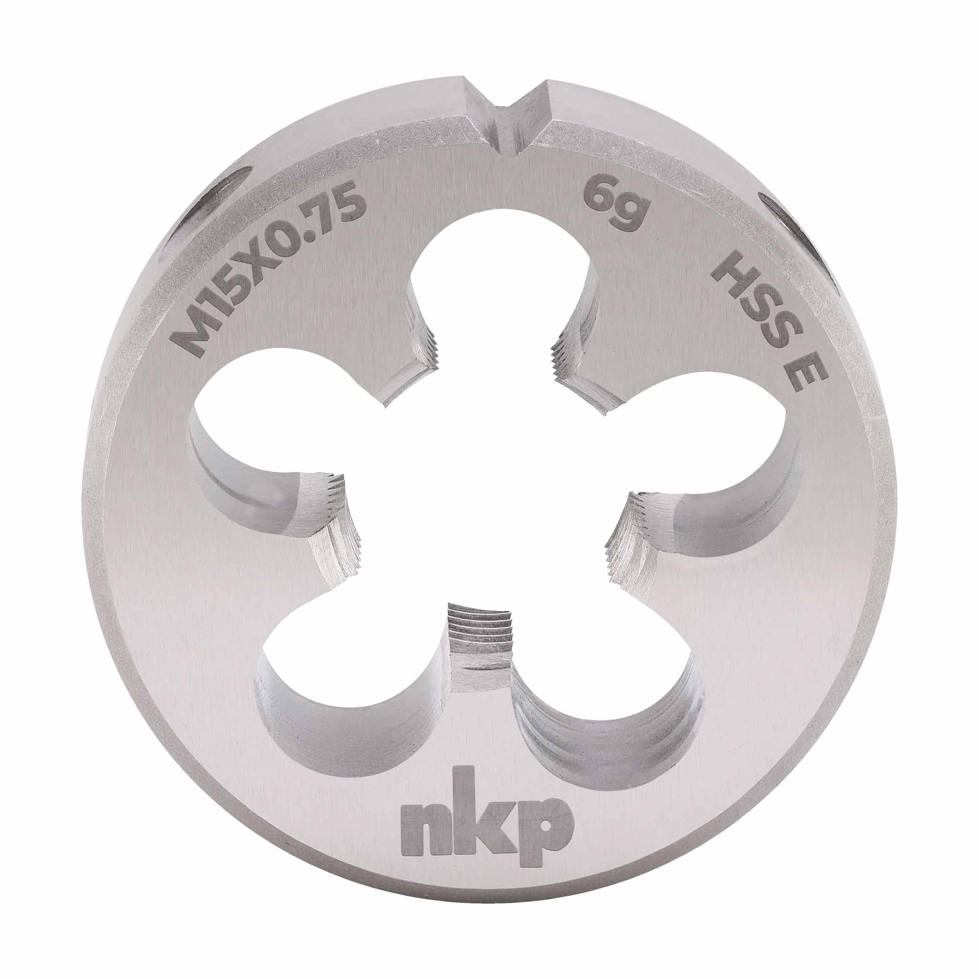 Плашка NKP М15х0,75 DINEN22568 HSSE 6g 38х10мм 290154N
