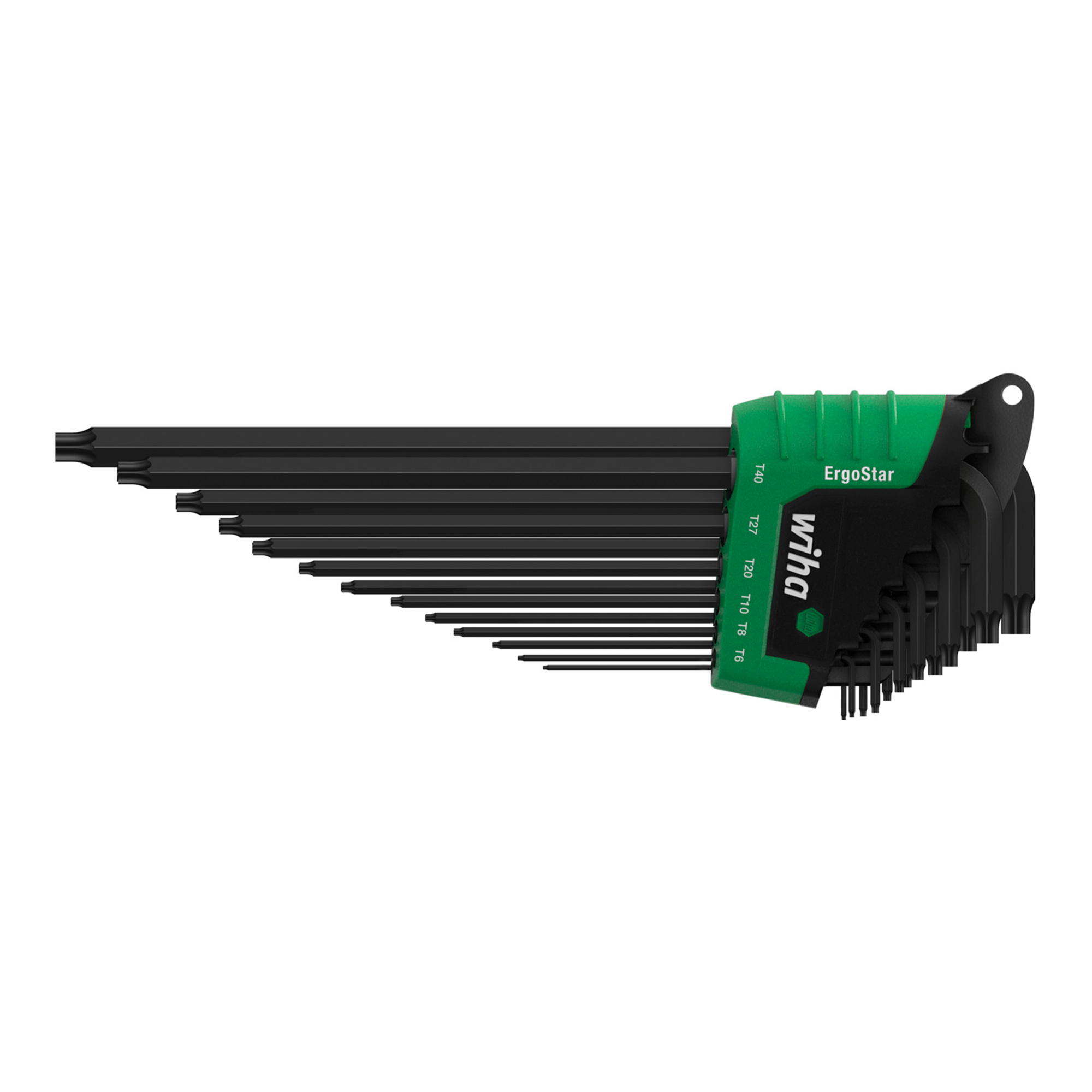Набор ключей Г-образных TORX T5-T45 ErgoStar MagicSpring 13шт Wiha 366R 43848 (SB)