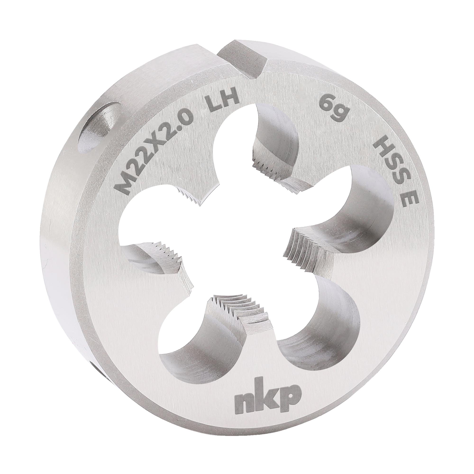 Плашка левая NKP М22х2,0 DINEN22568 HSSE 6g 55х16мм 294221N