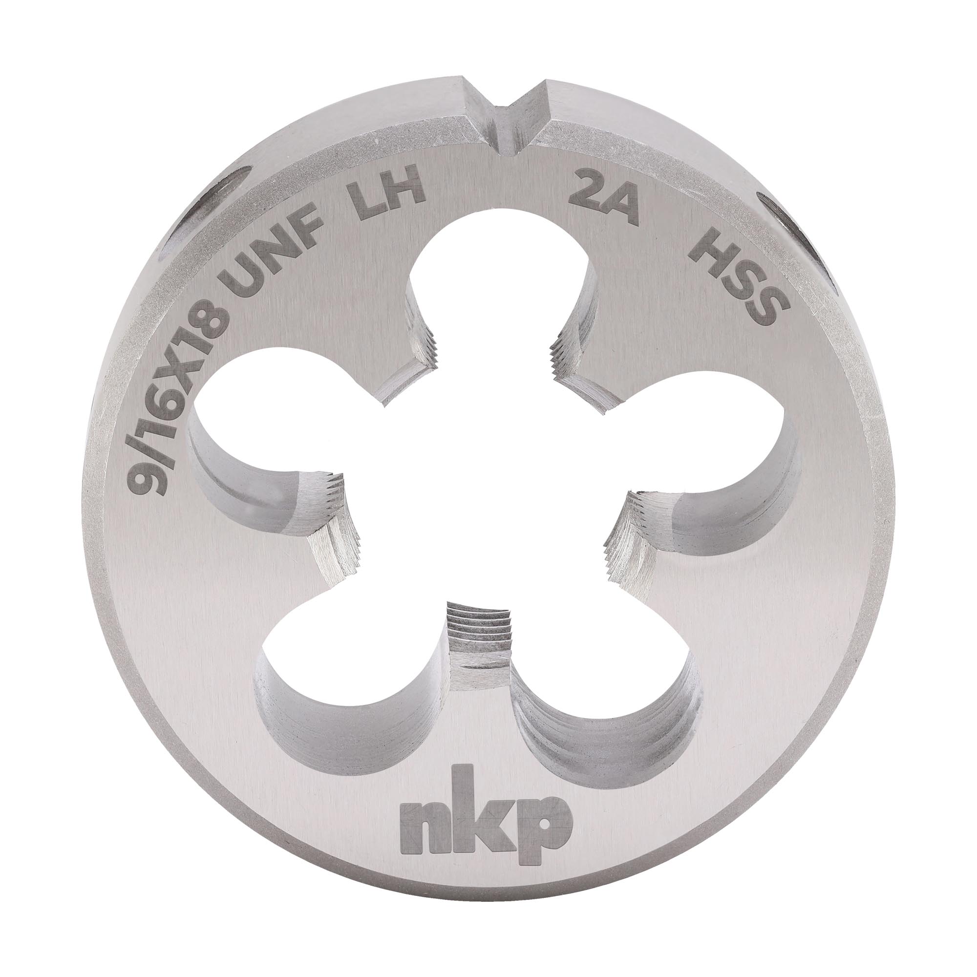 Плашка левая NKP UNF 9/16"-18 HSS DIN EN22568 2A 38x10мм 324224N