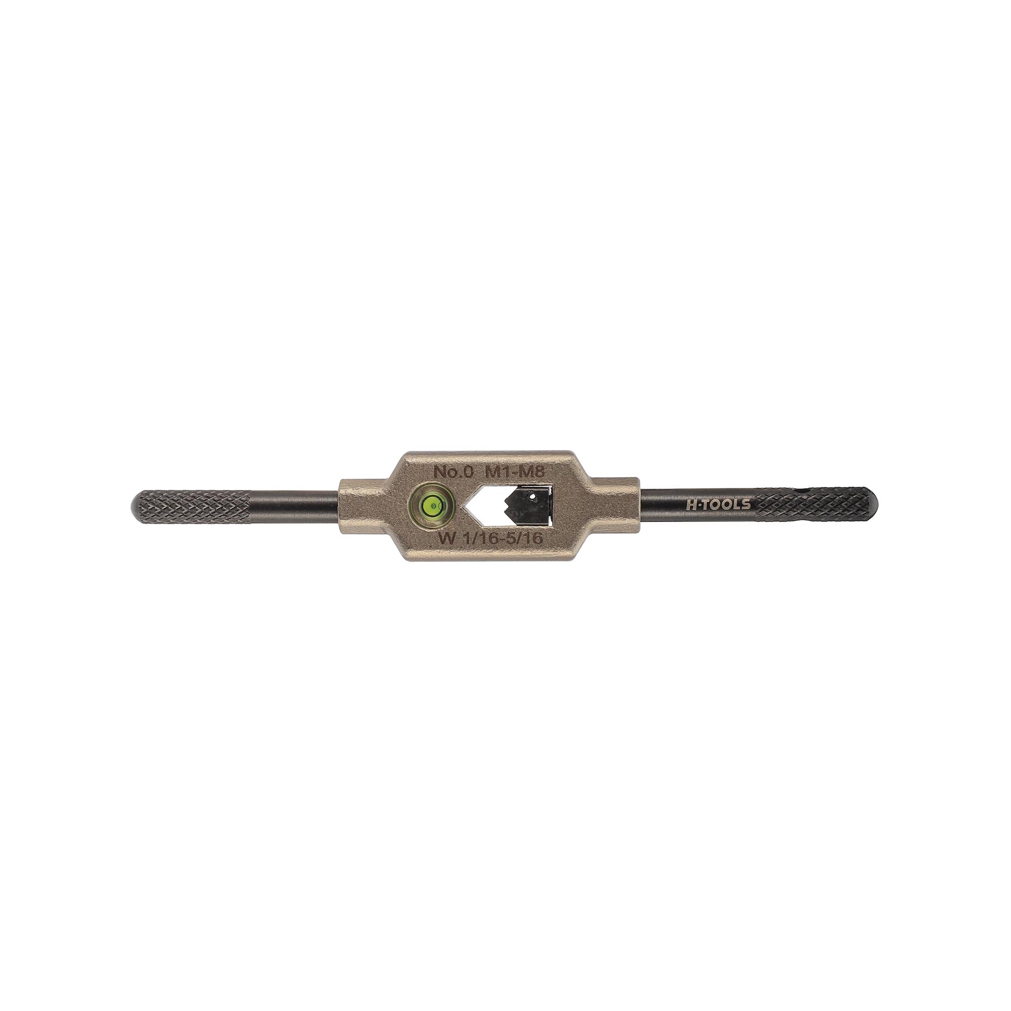 Метчикодержатель с уровнем H-Tools M1-M8 125мм DIN1814 INOX 08802020