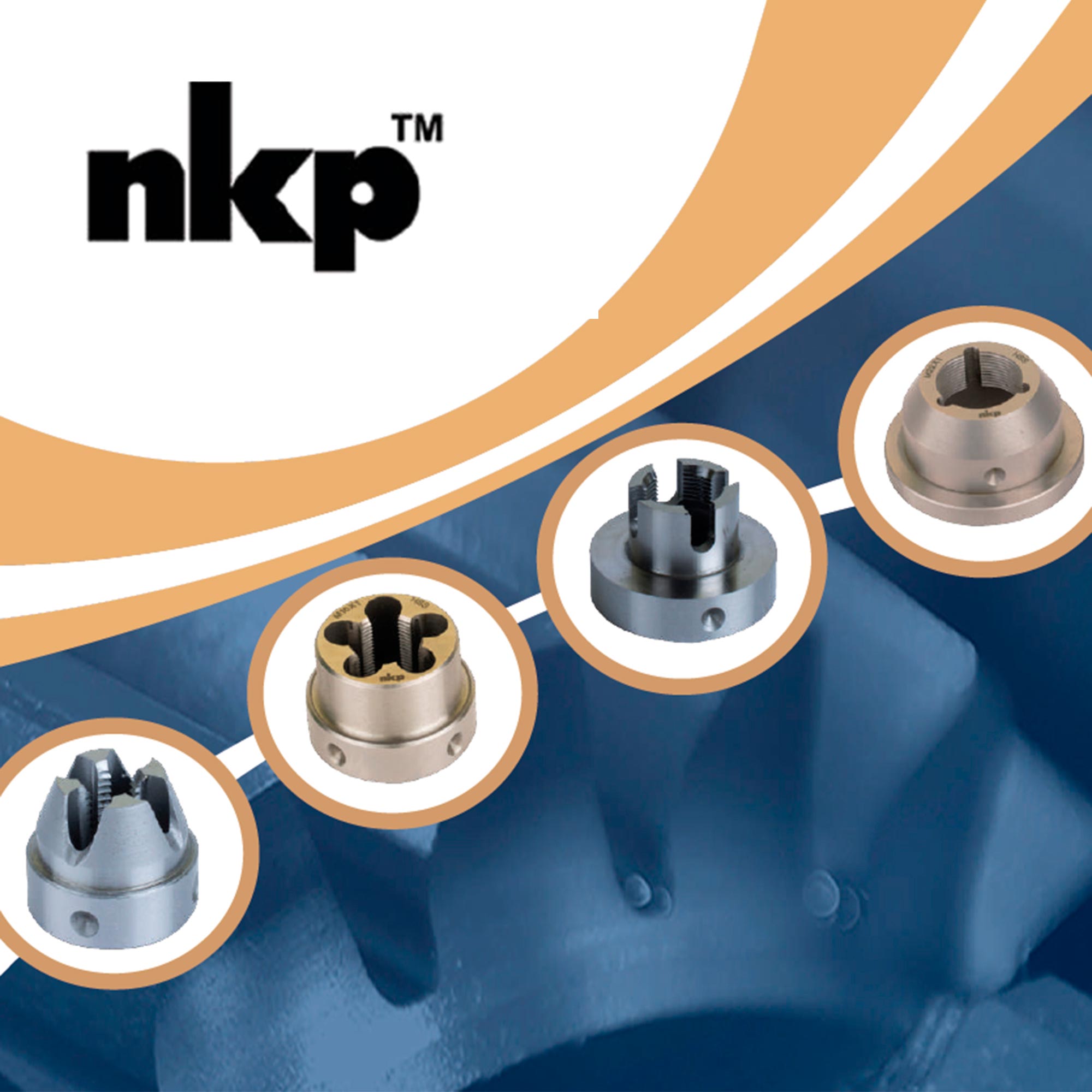 Плашка дюймовая NKP UNF №5-44 HSSE DIN22568 20x7мм 296005N