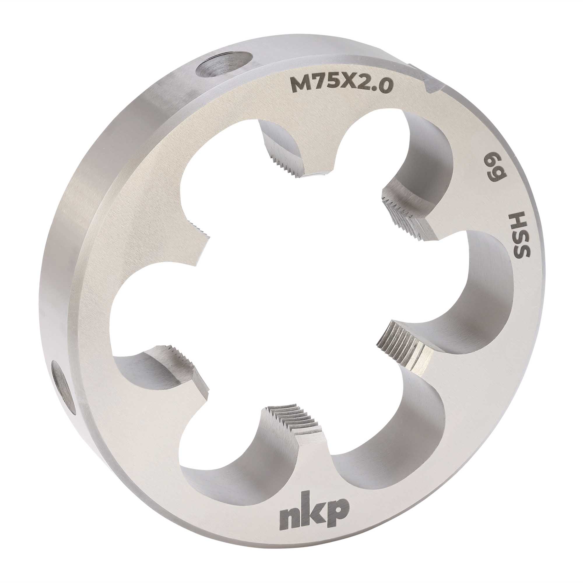Плашка NKP М75х2,0 DINEN22568 HSS 6g 120х22мм 240752N