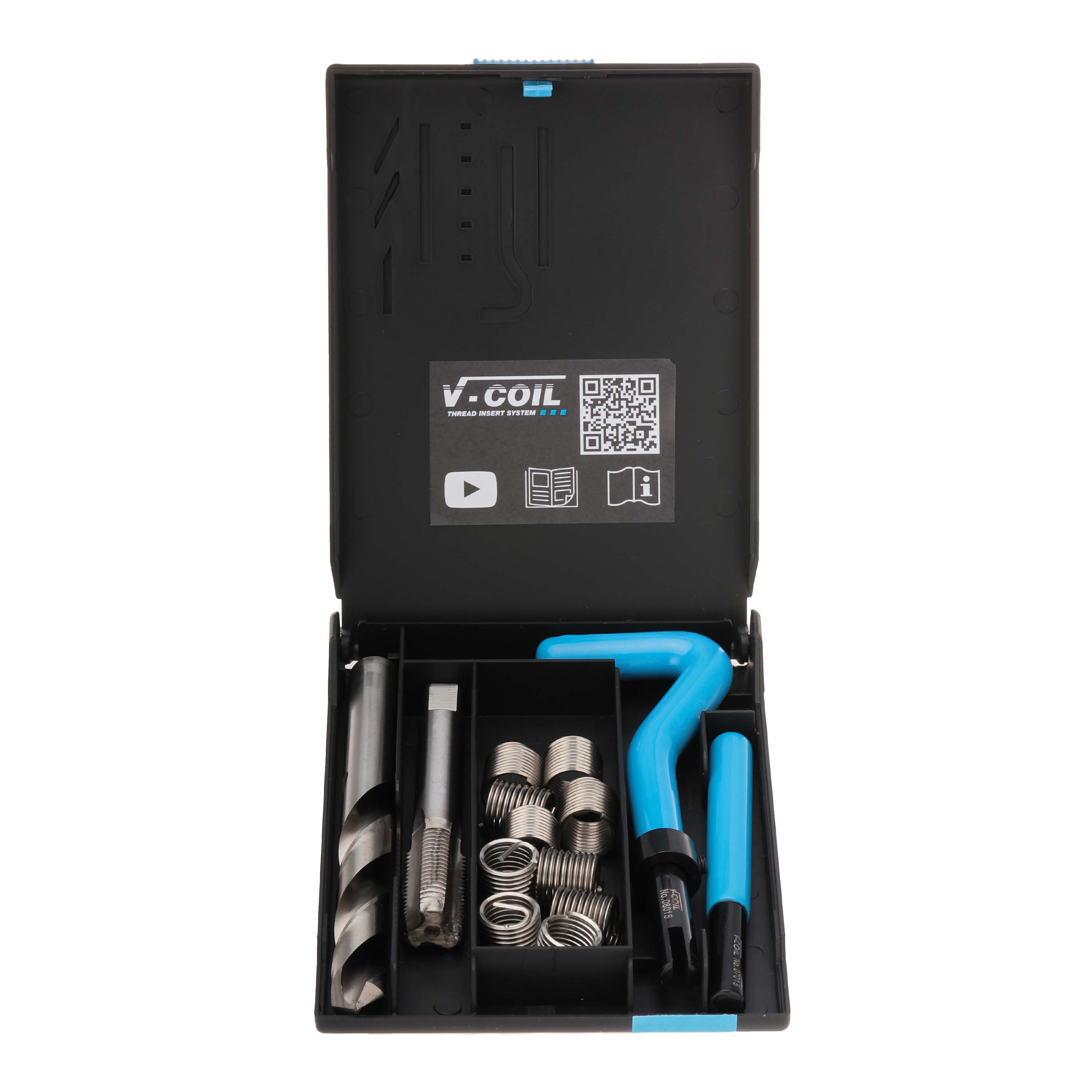 Набор для восстановления резьбы М12х1,5 14пр V-Coil Volkel 04022