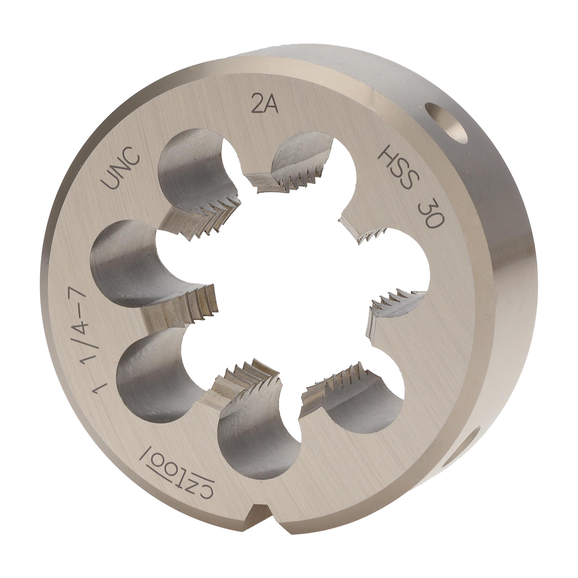 Плашка дюймовая Bucovice Tools UNC 1,1/4"-7 HSS DIN EN 22568 2A 65x25мм 245114BT
