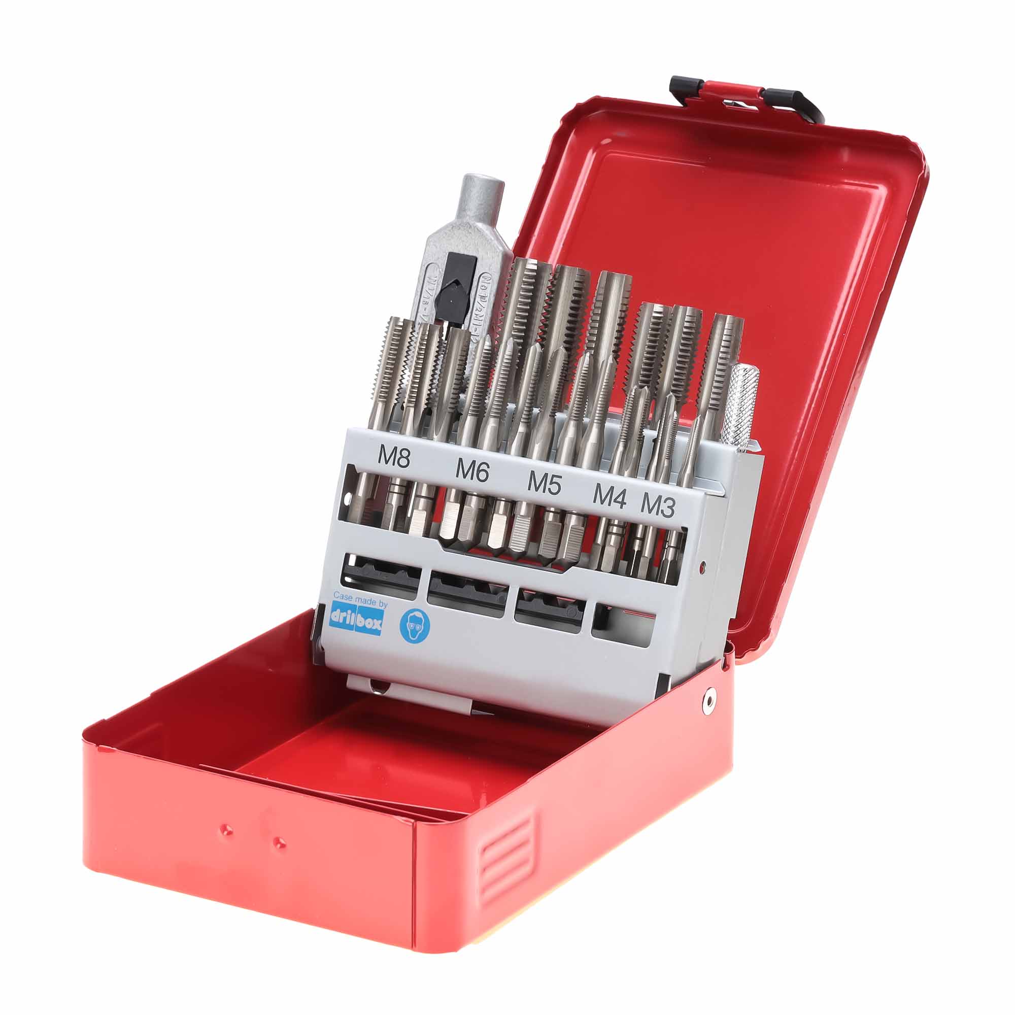 Набор комплектных метчиков Ruko M3-M12 HSS-G DIN352 22пр 245002