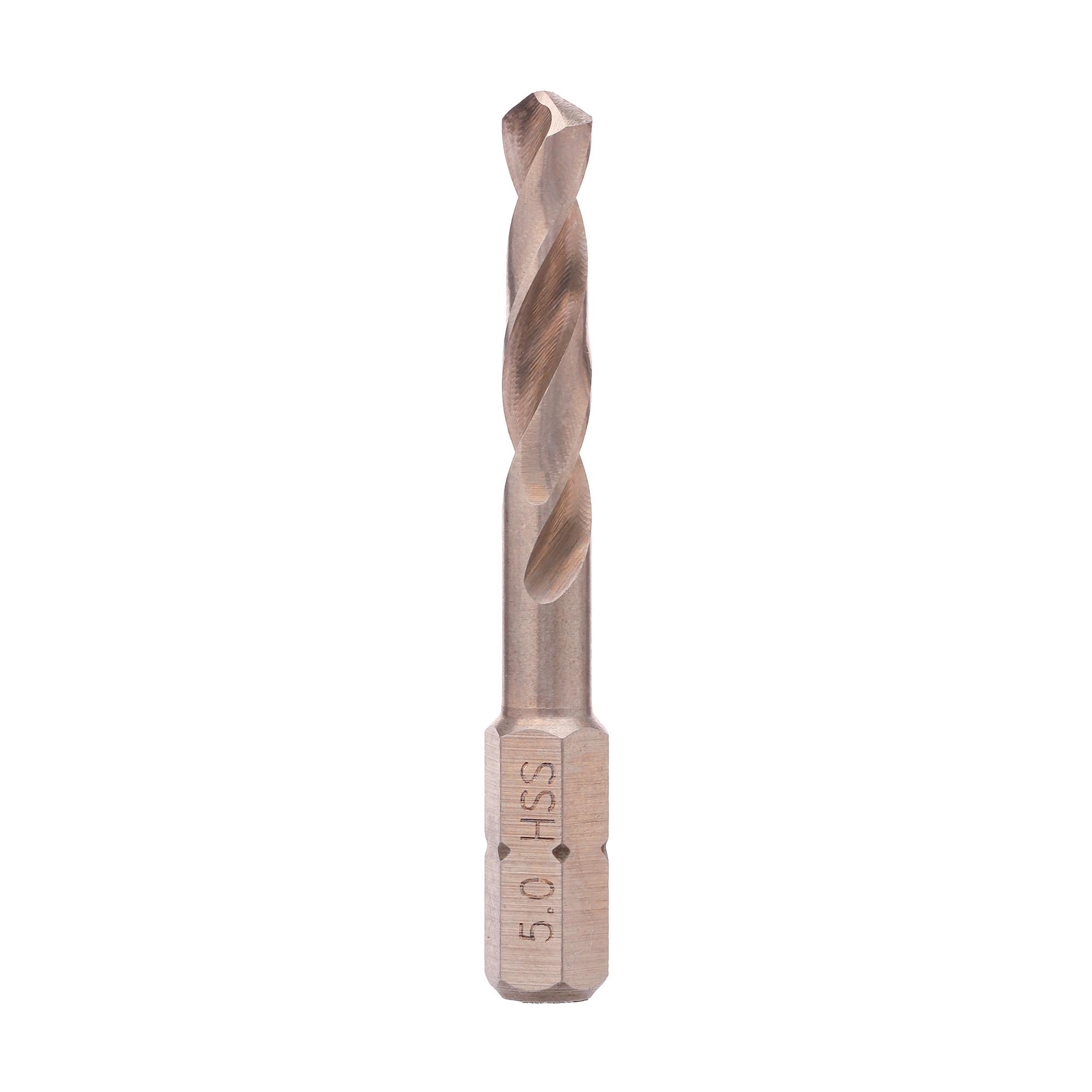 Сверло по металлу Hex-1/4" 5,0x50/26мм h8 3xD HSS-G 118° Volkel 67150