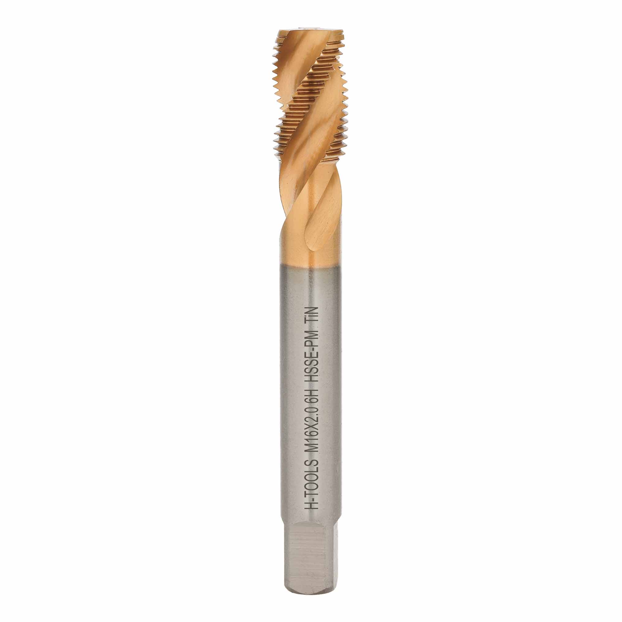 Метчик винтовой машинный H-Tools HSSEPM TiN DIN376C R45 6h М16х2,0 30139THT