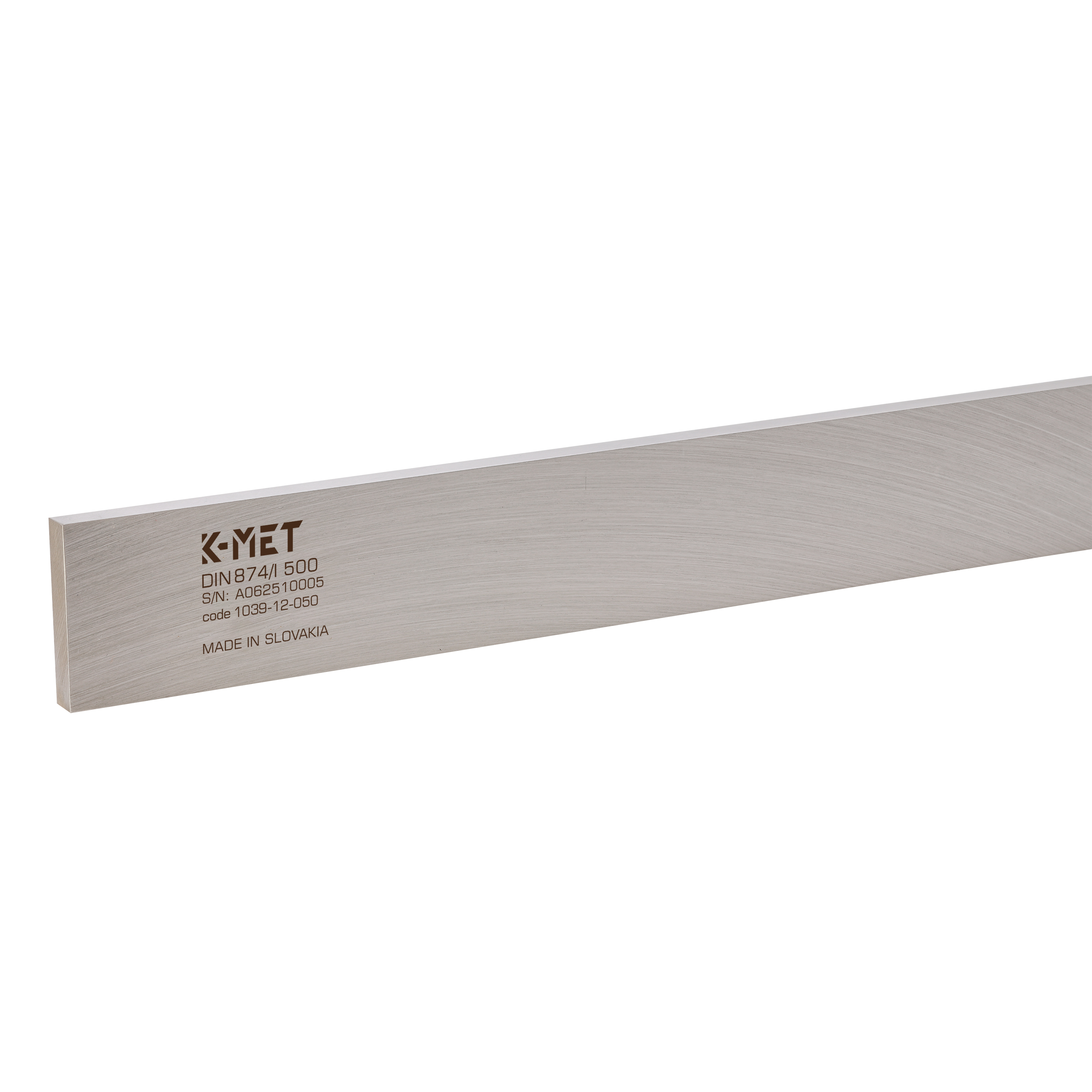 Линейка стальная с поверкой K-MET ШП-1500х60х12мм DIN874 кл.1 1039-12-150MT