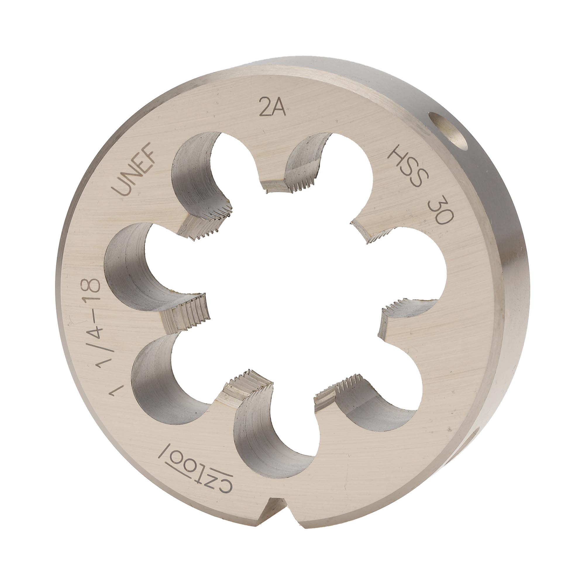 Плашка дюймовая Bucovice Tools UNEF 1,1/4"-18 HSS DIN EN 22568 2A 65x18мм 248114
