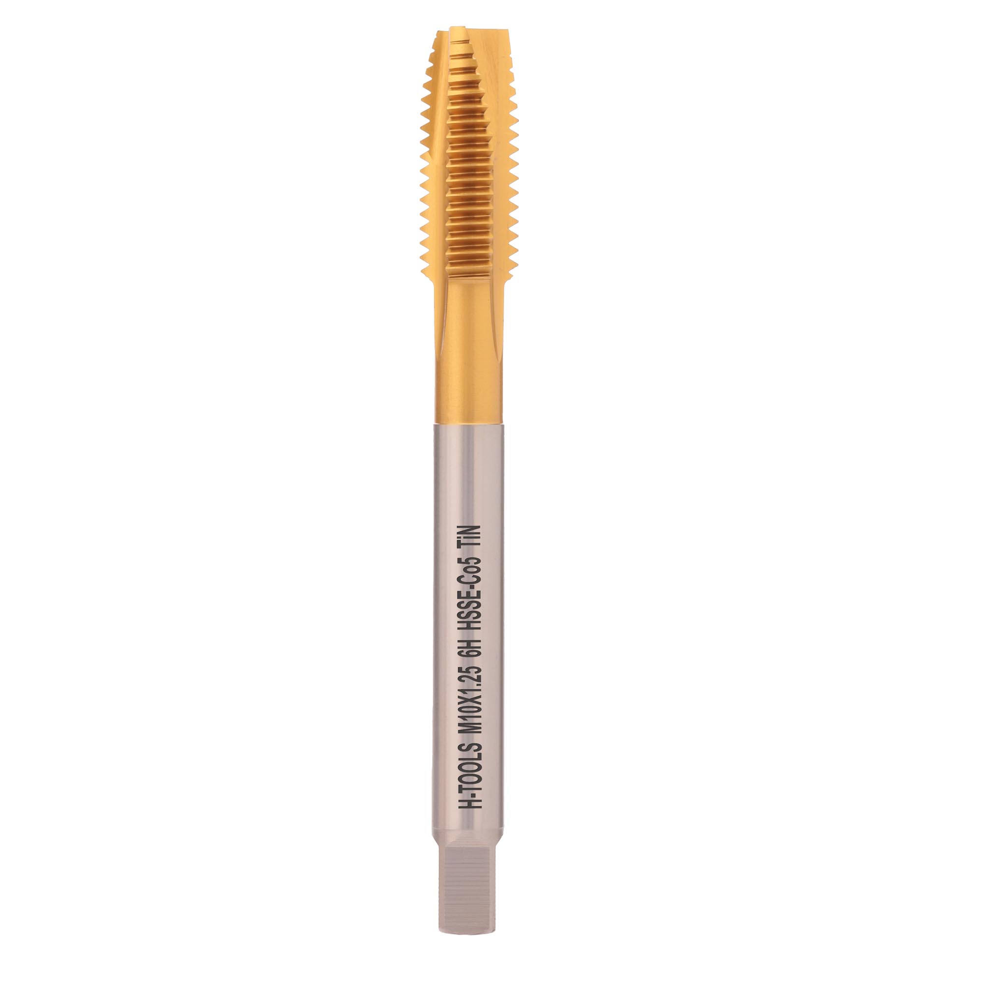 Метчик машинный H-Tools М10х1,25 DIN374 HSSE-TiN 6h B/4-5P 113X01-D2-0101