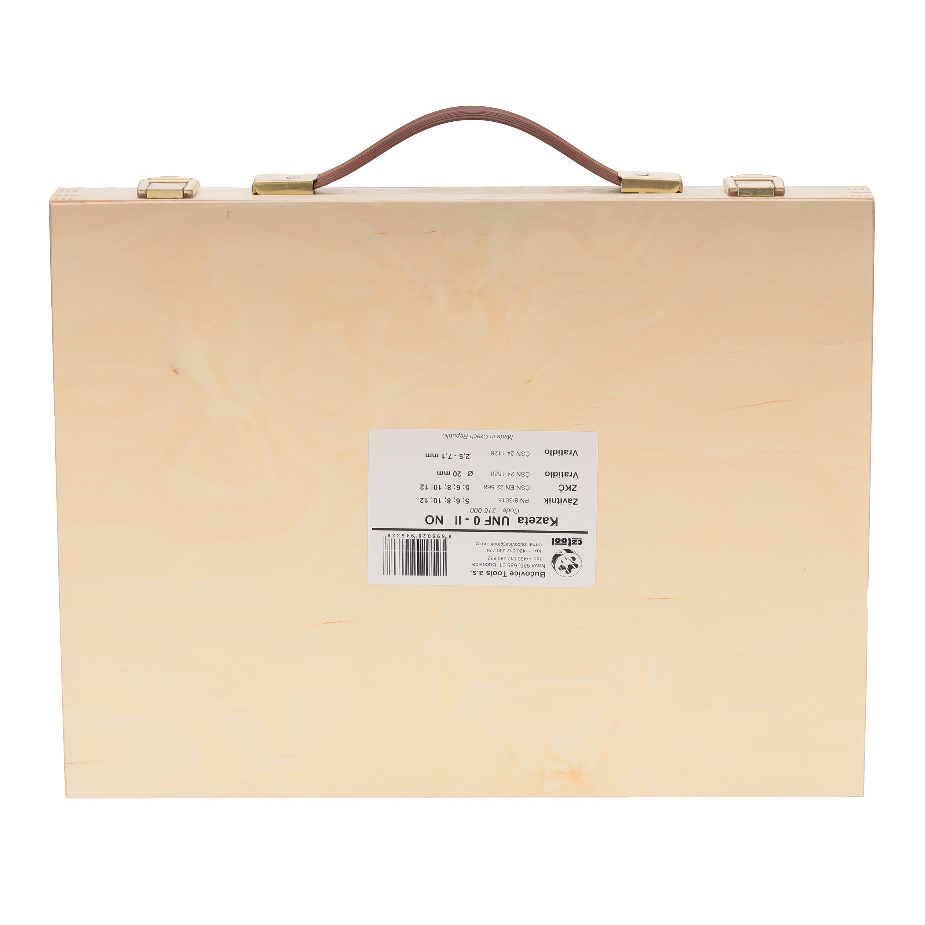 Набор метчиков и плашек Bucovice Tools UNF №5-№12 115CrV3 17пр 316000