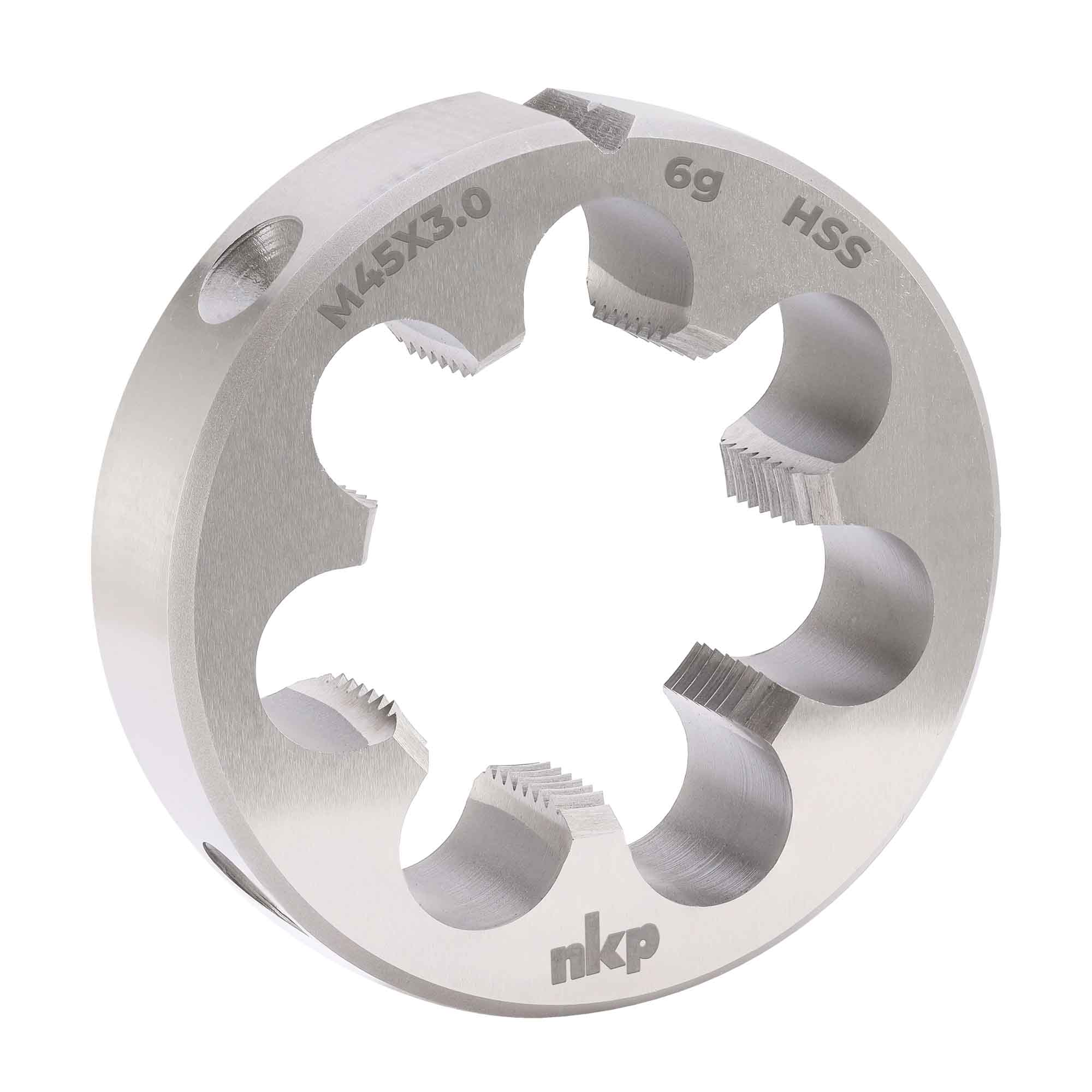Плашка NKP М45х3,0 DINEN22568 HSS 6g 90х36мм 240453N