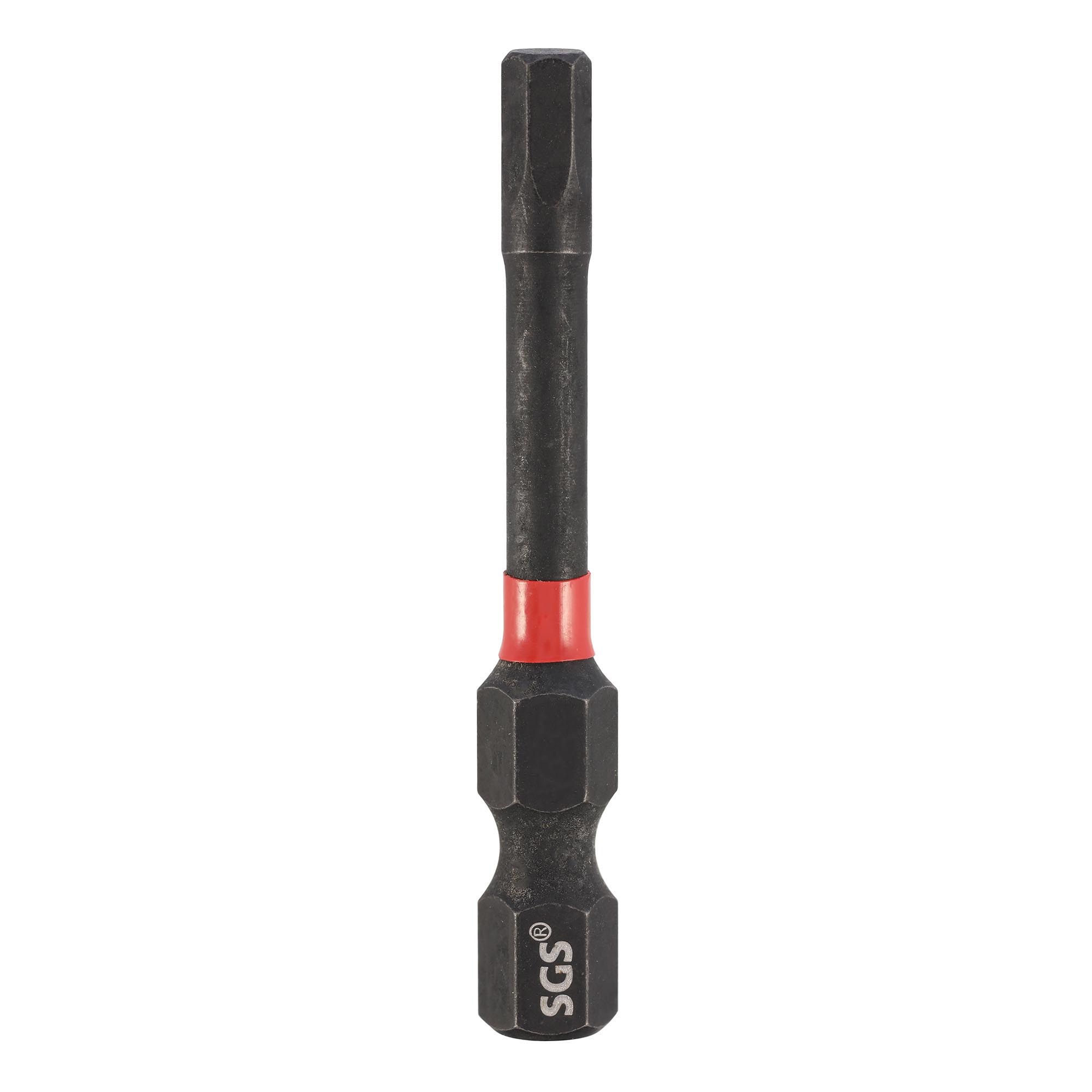 Бита шестигранная ударная Impact SGS HEX5,0х50мм S2 1шт 6350-H5.0-IB