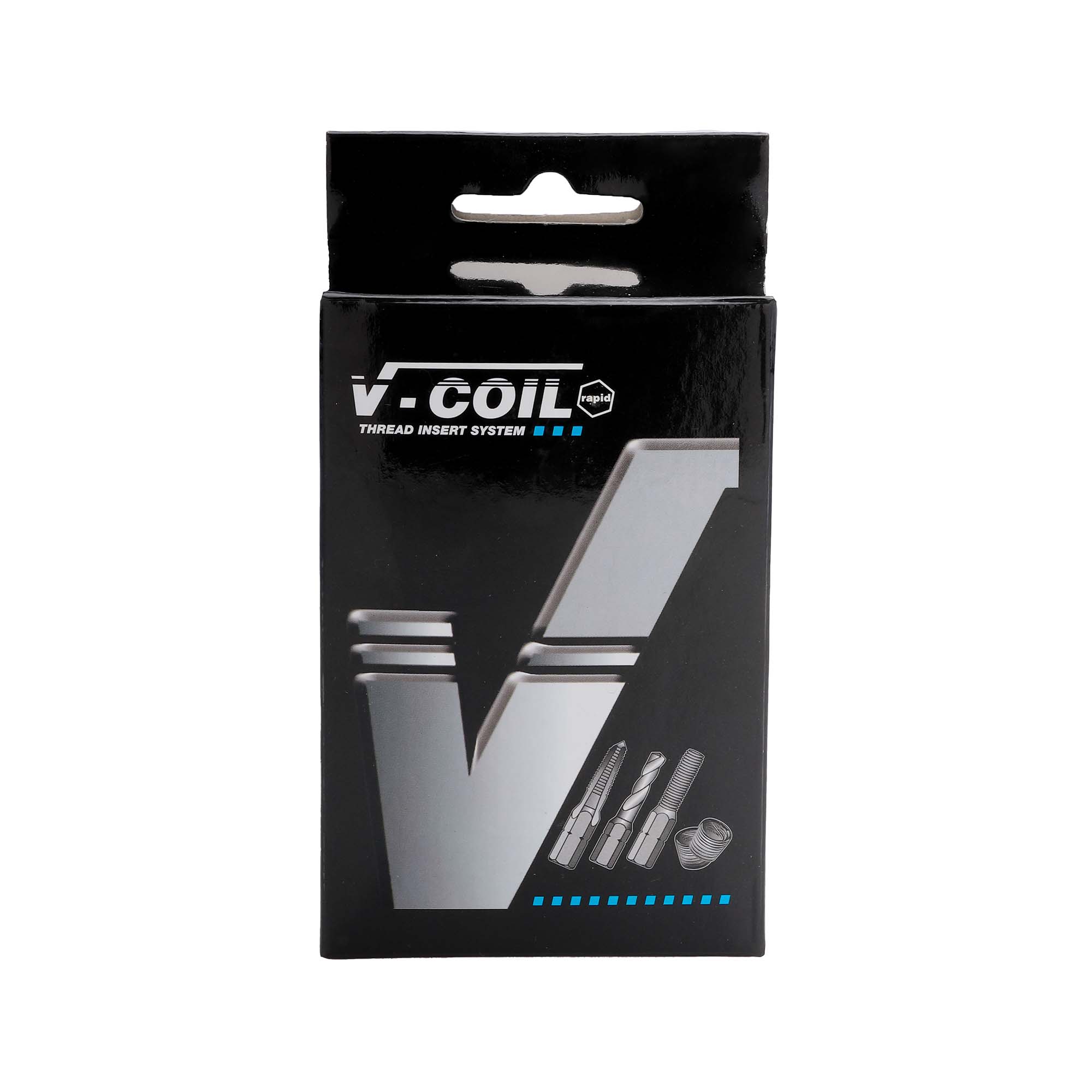 Набор для восстановления резьбы М 8,0х1,25 15пр V-Coil Rapid Volkel 04312