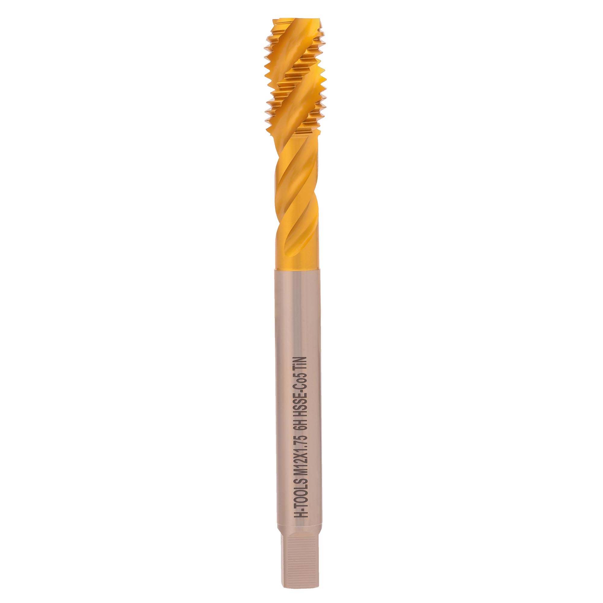 Метчик винтовой машинный H-Tools М12х1,75 DIN376 HSSE-TiN 6h C/2-3P R45 513X01-D2-0120